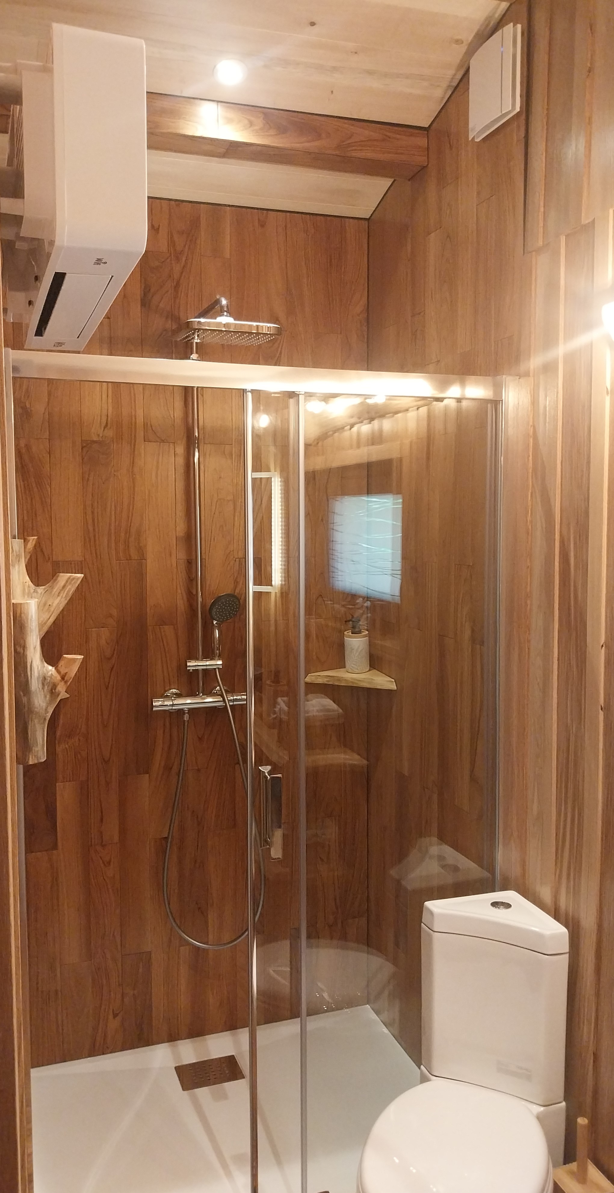 L'Entre2rêves — Cabane avec spa privatif en Charente-Maritime à Pessines — vue depuis la terrasse