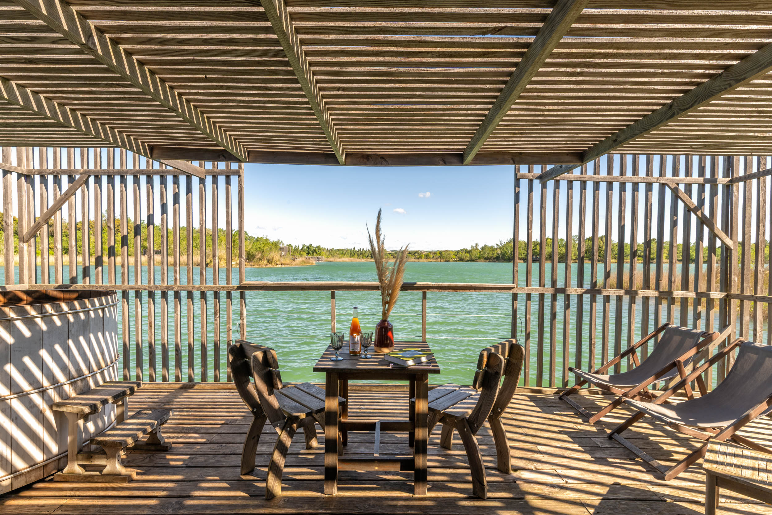 Cabane Spa Inspiration : une évasion sur pilotis en Provence à Sorgues — espace de vie