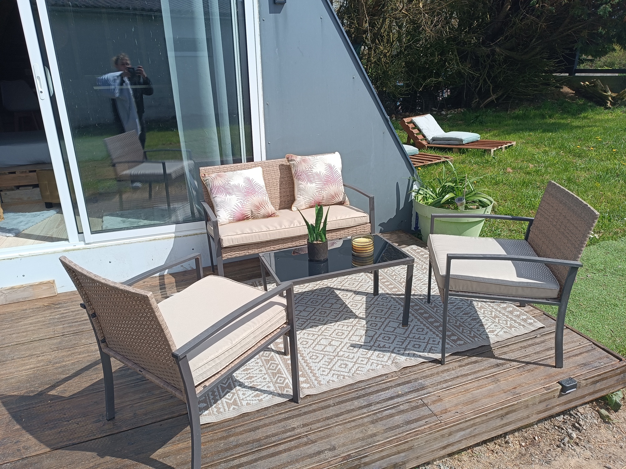 La cabane du phare du Minou : une expérience immersive en Bretagne à Plouzané — vue depuis la terrasse