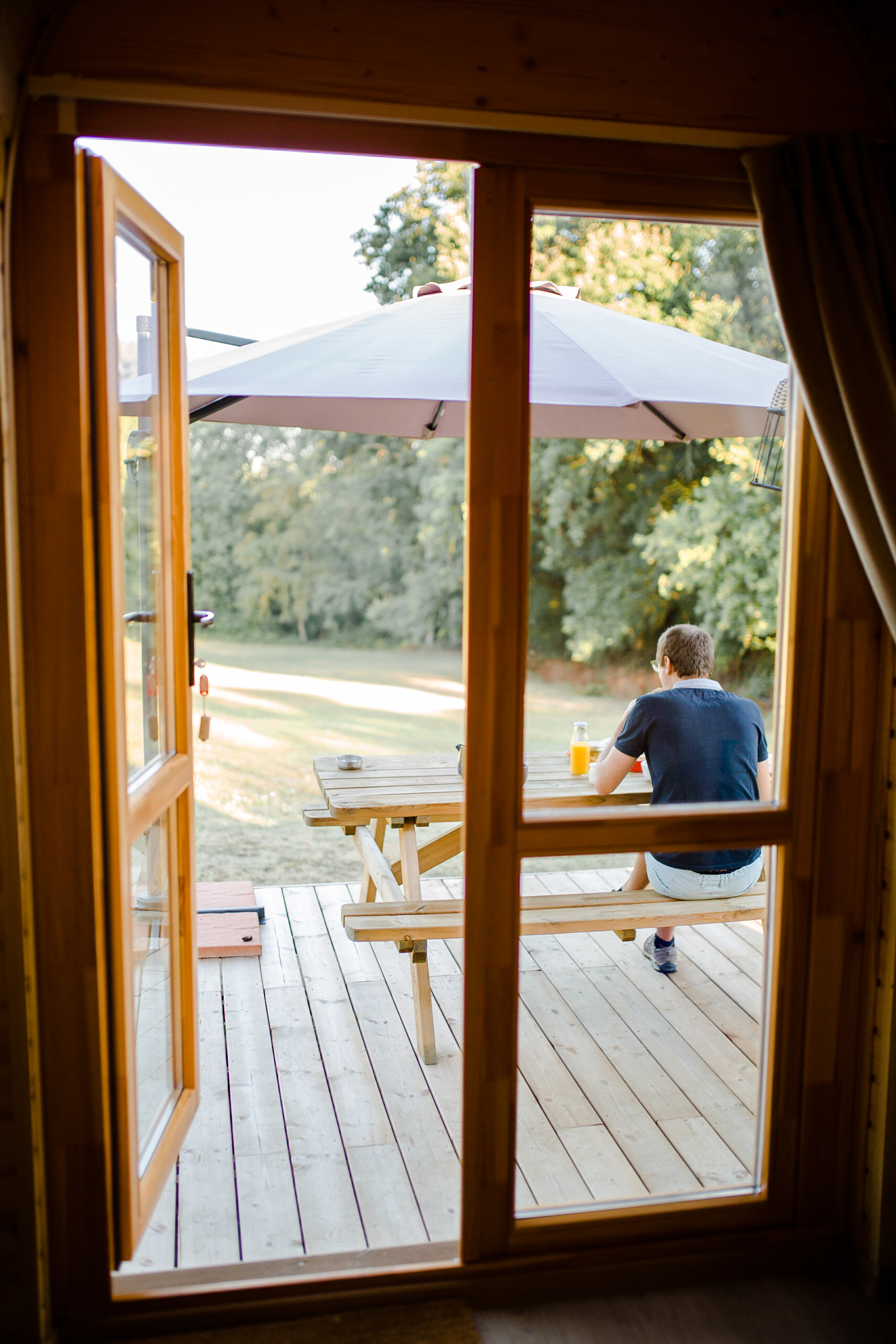 Tiny House Courréjot — Roulotte avec spa à Gers à Riguepeu — environnement naturel