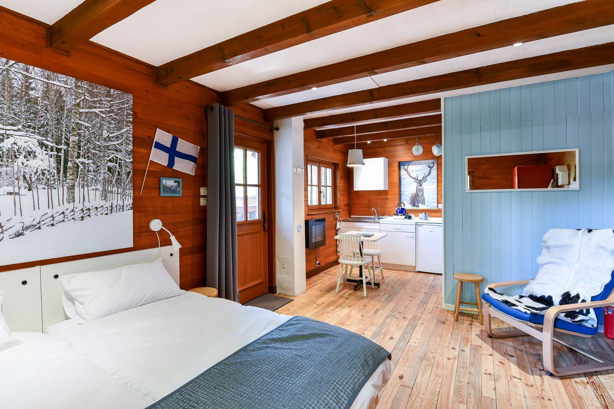 Chalet Spa Scandinave : une évasion en pleine nature à Goldbach-Altenbach — cuisine