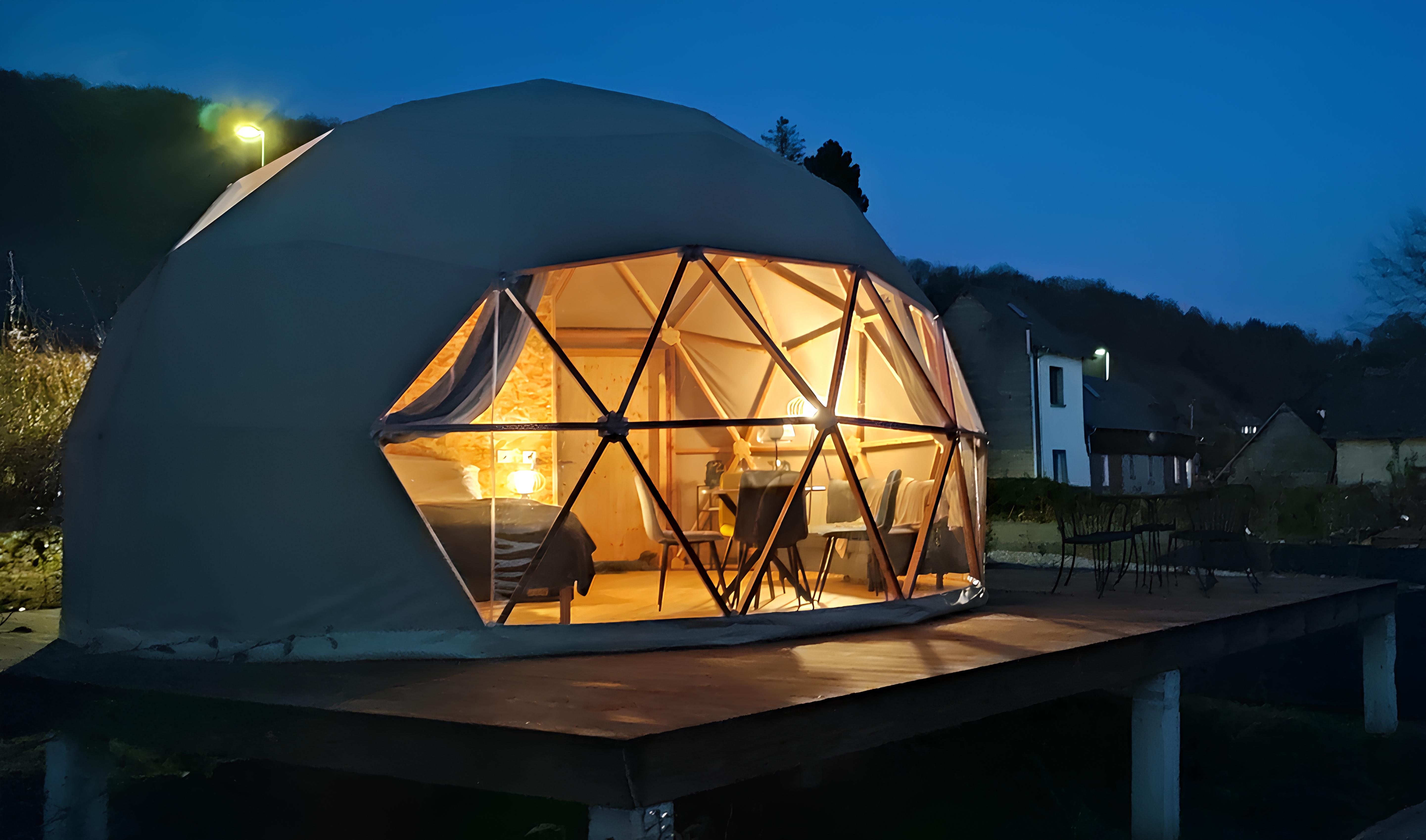 Le dôme Bel'Etoile — Dôme avec spa à Saint-Valery-en-Caux à Saint-Valery-en-Caux — salle de bain