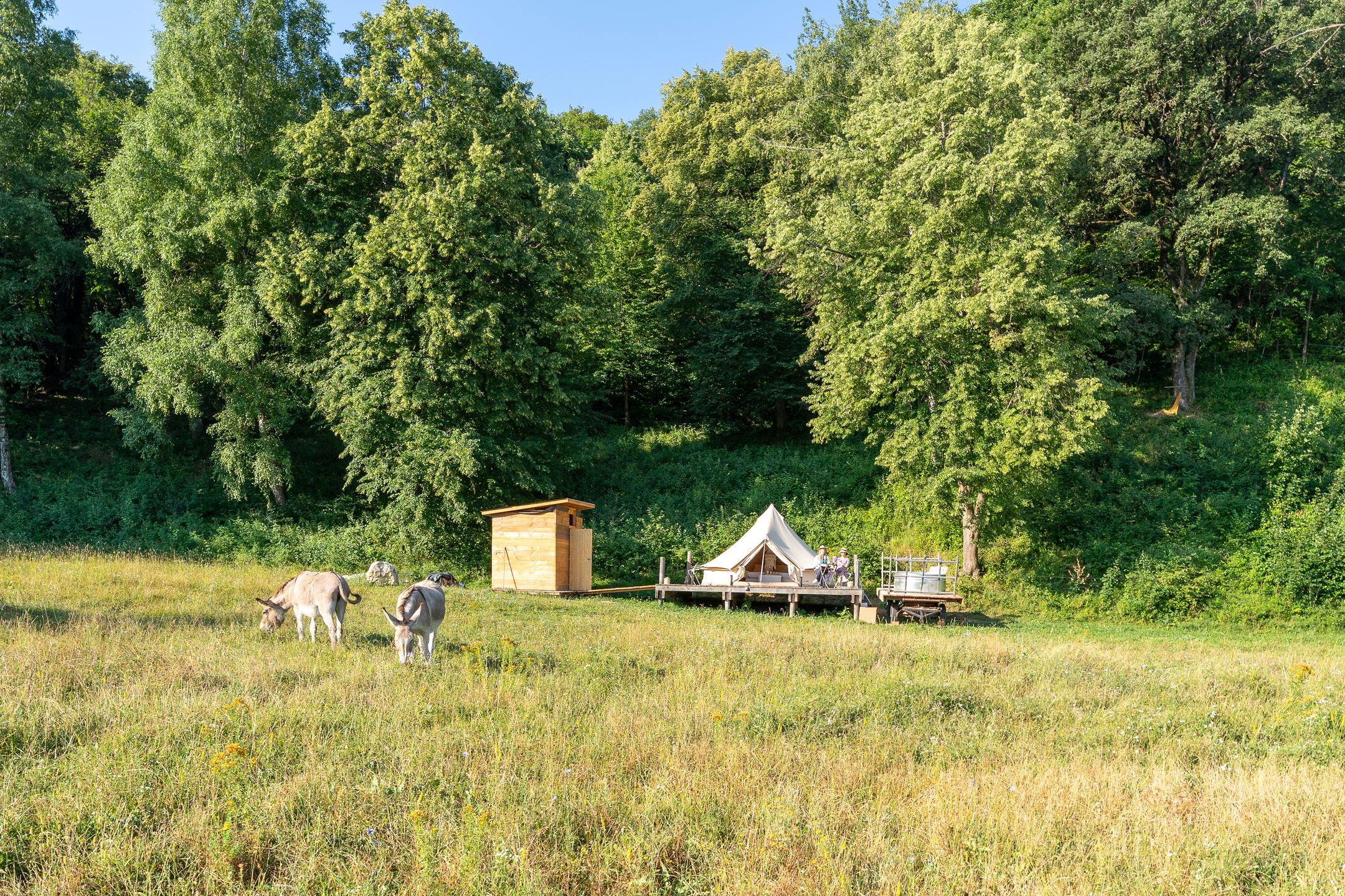 Lodge Gipsy & Spa — Tente lodge panoramique à Isère — Tente lodge à Grenoble