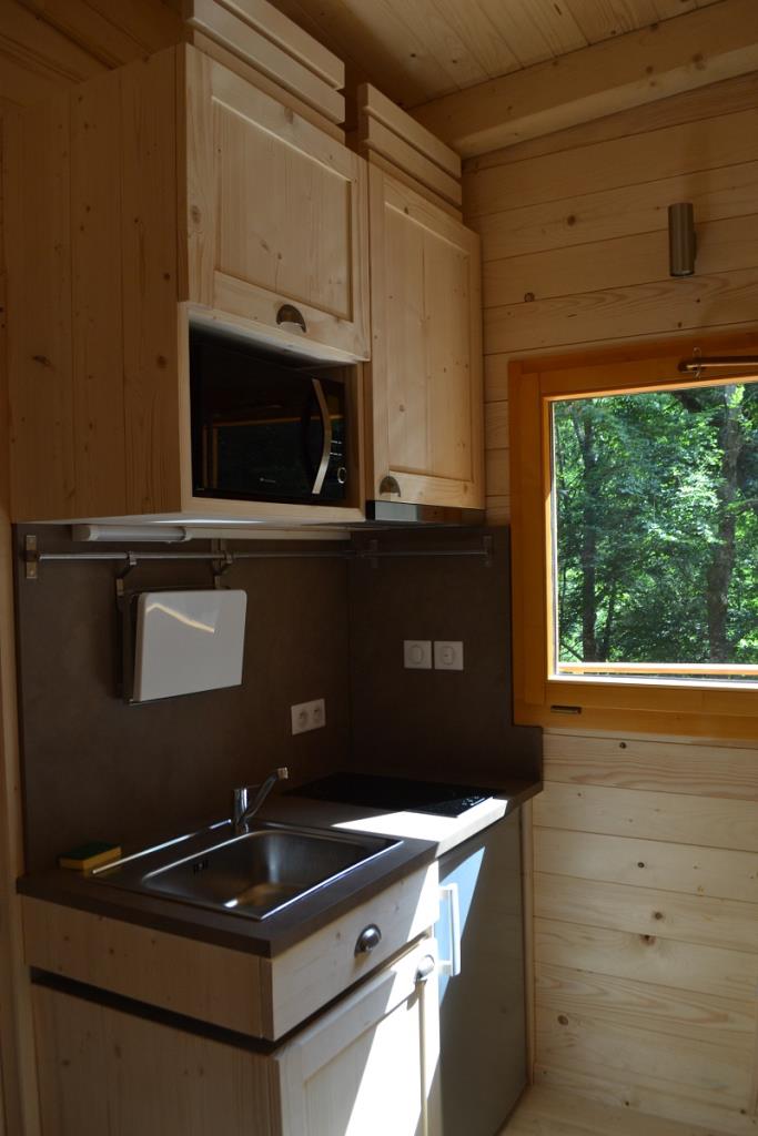 Lodge Azur : une cabane au cœur de la nature poitevine à Magné — chambre