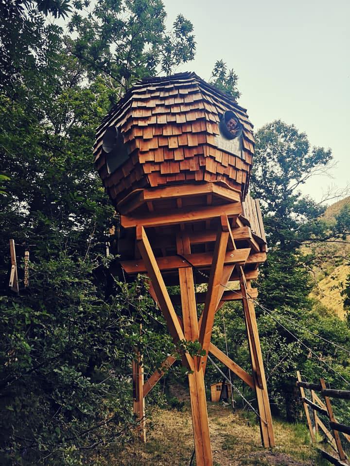 Lov'Nid des Ecrins — Cabane dans les arbres à 5m en Alpes-Maritimes à Belvédere — cuisine