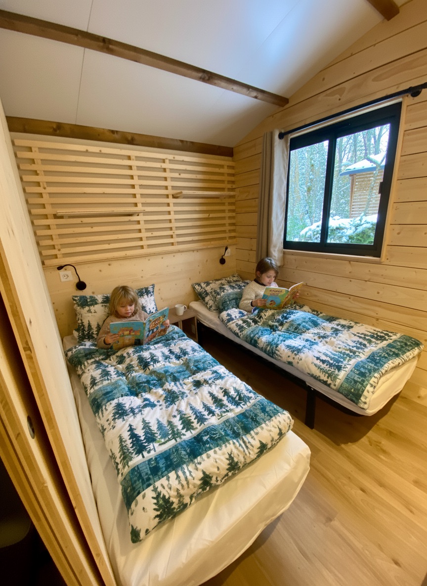 HY•Lødge Spa-6pers N°4 — Cabane avec spa privatif à Vosges à Épinal — détail architectural