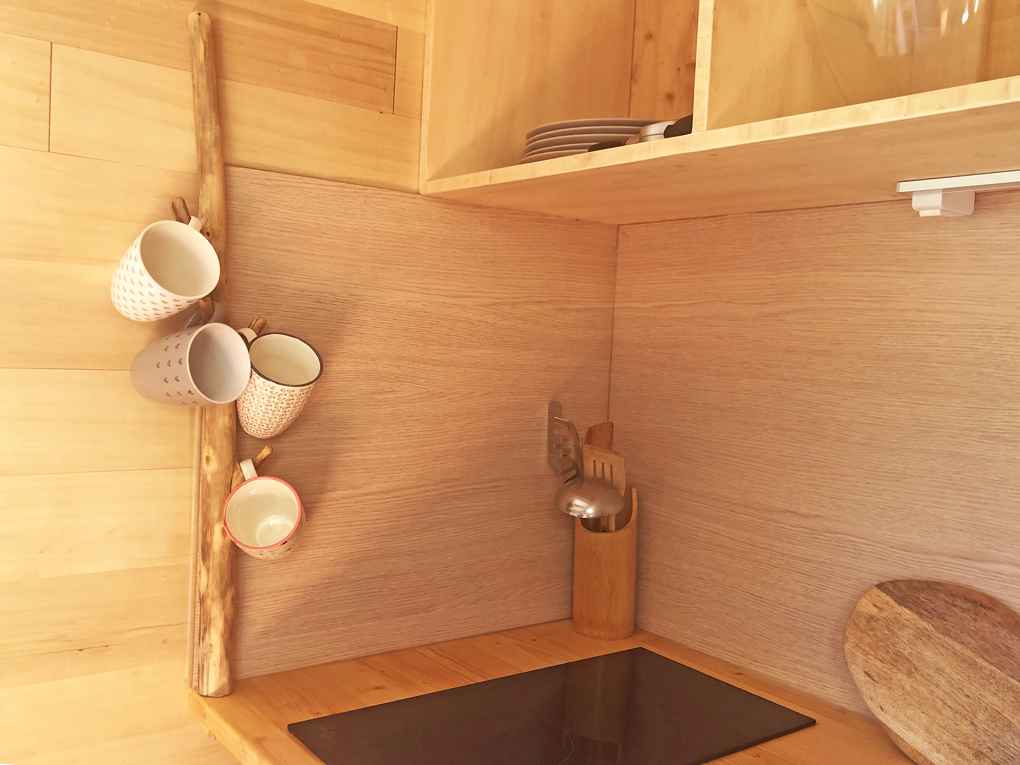 Tiny house Ecureuil — Séjour nature avec spa à Gard à Saint-Jean-du-Gard — espace de vie
