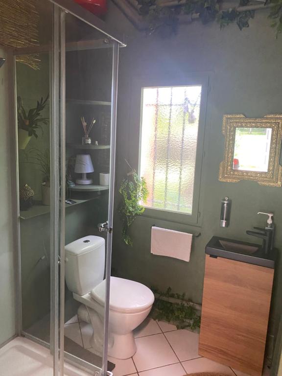Le Tonneau de Negra — Tonneau avec spa à Haute-Garonne à Montesquieu-Lauragais — chambre