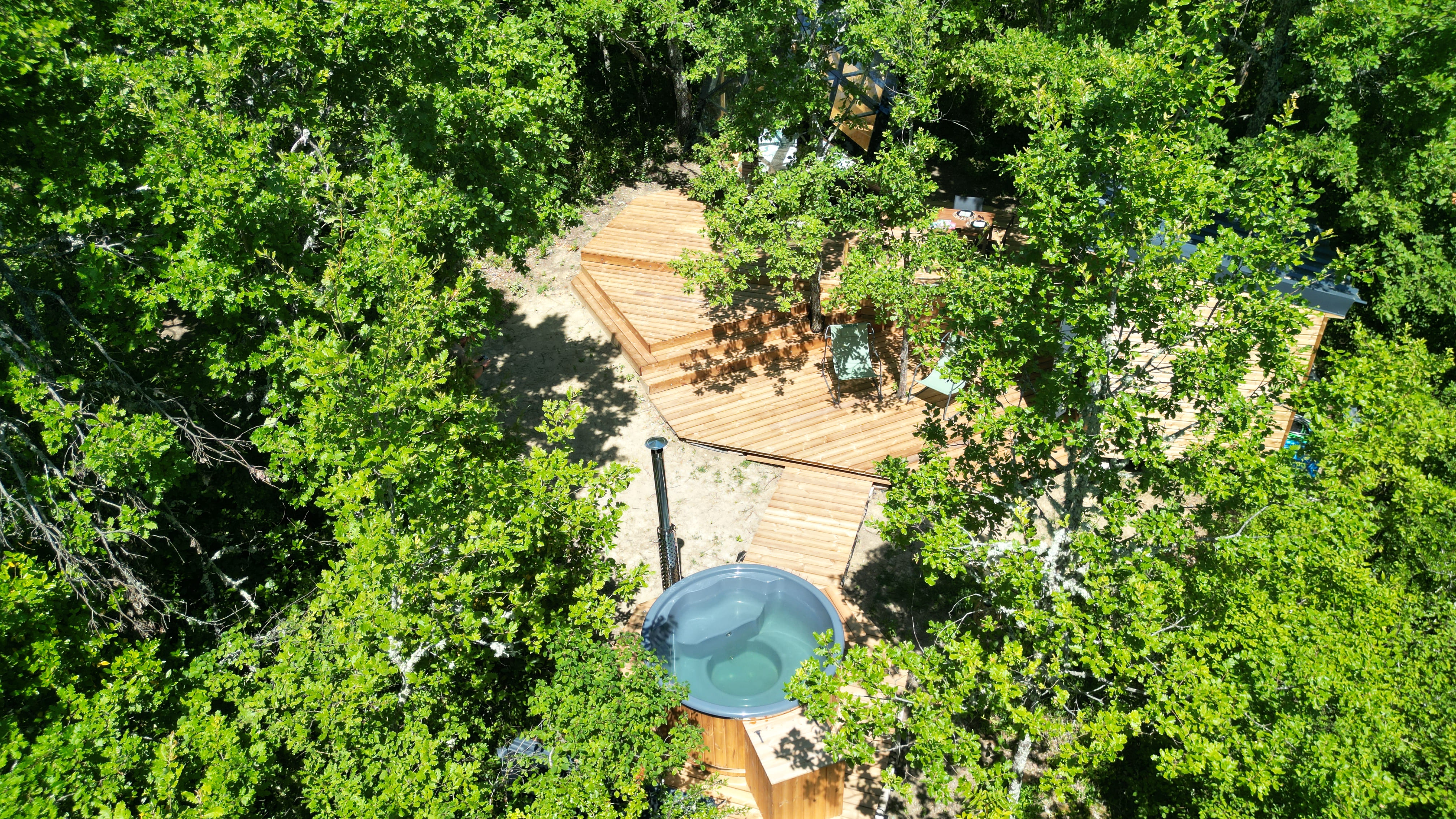 Cocon de verre avec Bain Nordique