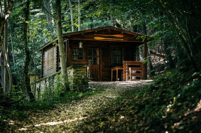 Cabane du Trappeur — Expérience glamping avec spa à Lyon à Lyon — salle de bain