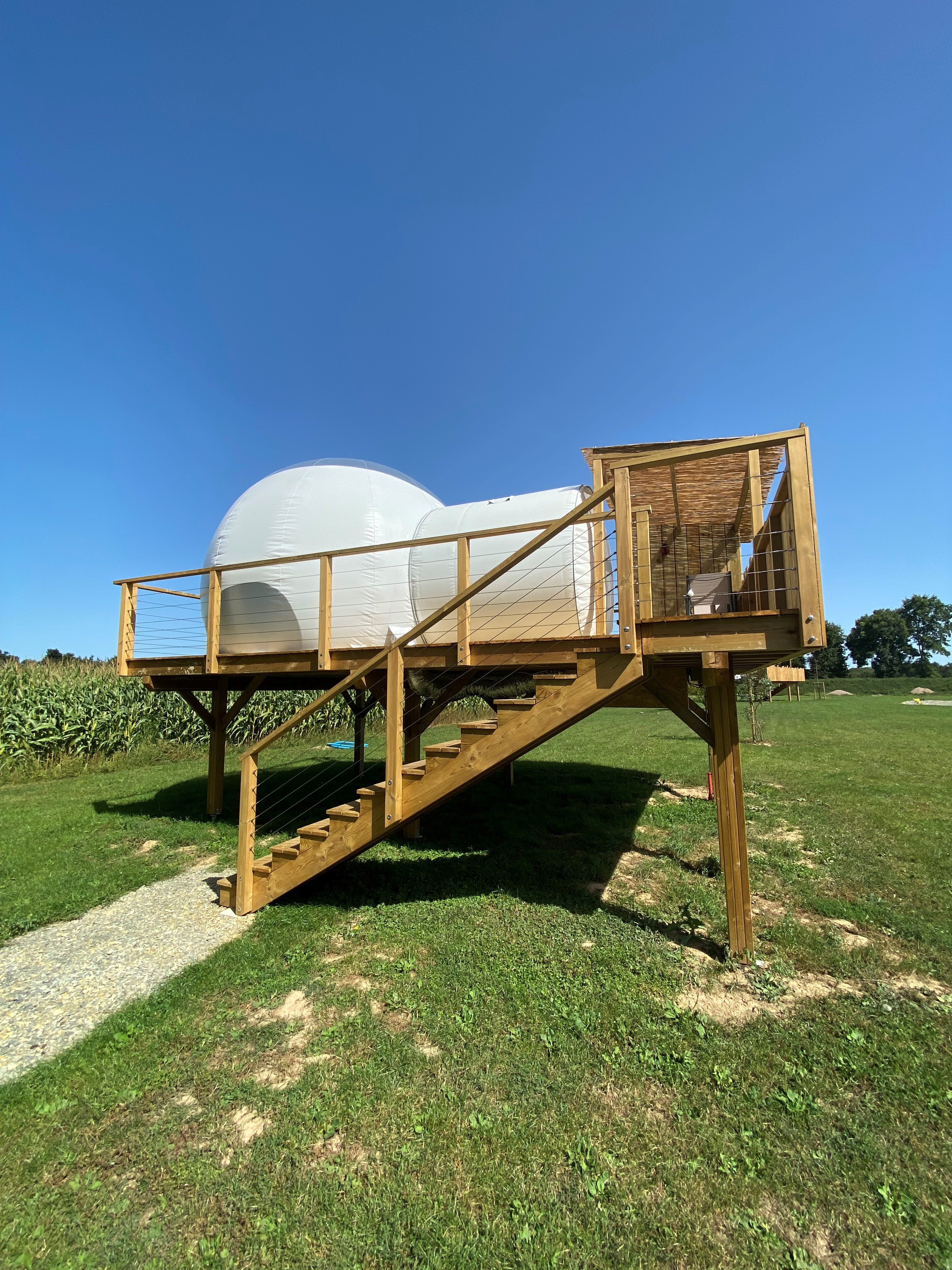 La Bulle de la Fée Morgane : une expérience insolite en Bretagne — Bulle à Boisgervilly