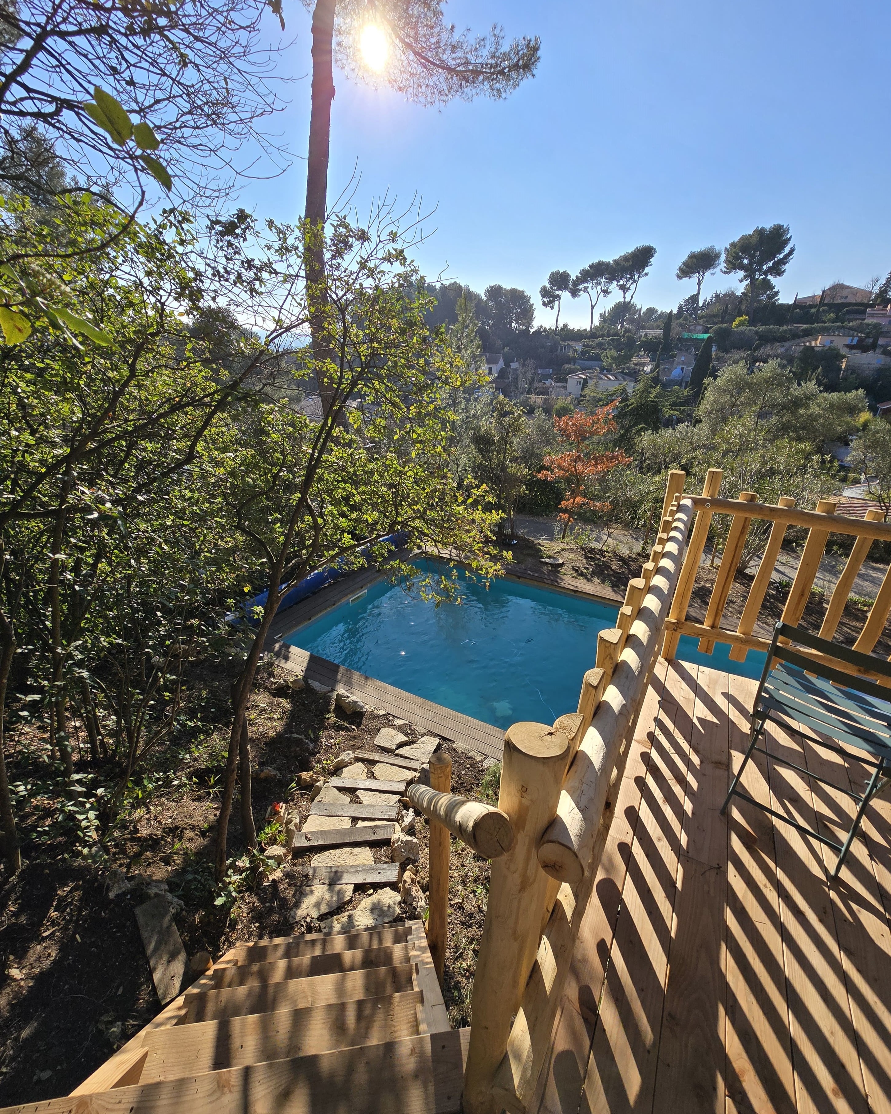 La Cabane Aixoise Piscine & Spa — Cabane sur pilotis à Aix-en-Provence à Aix-en-Provence — cuisine