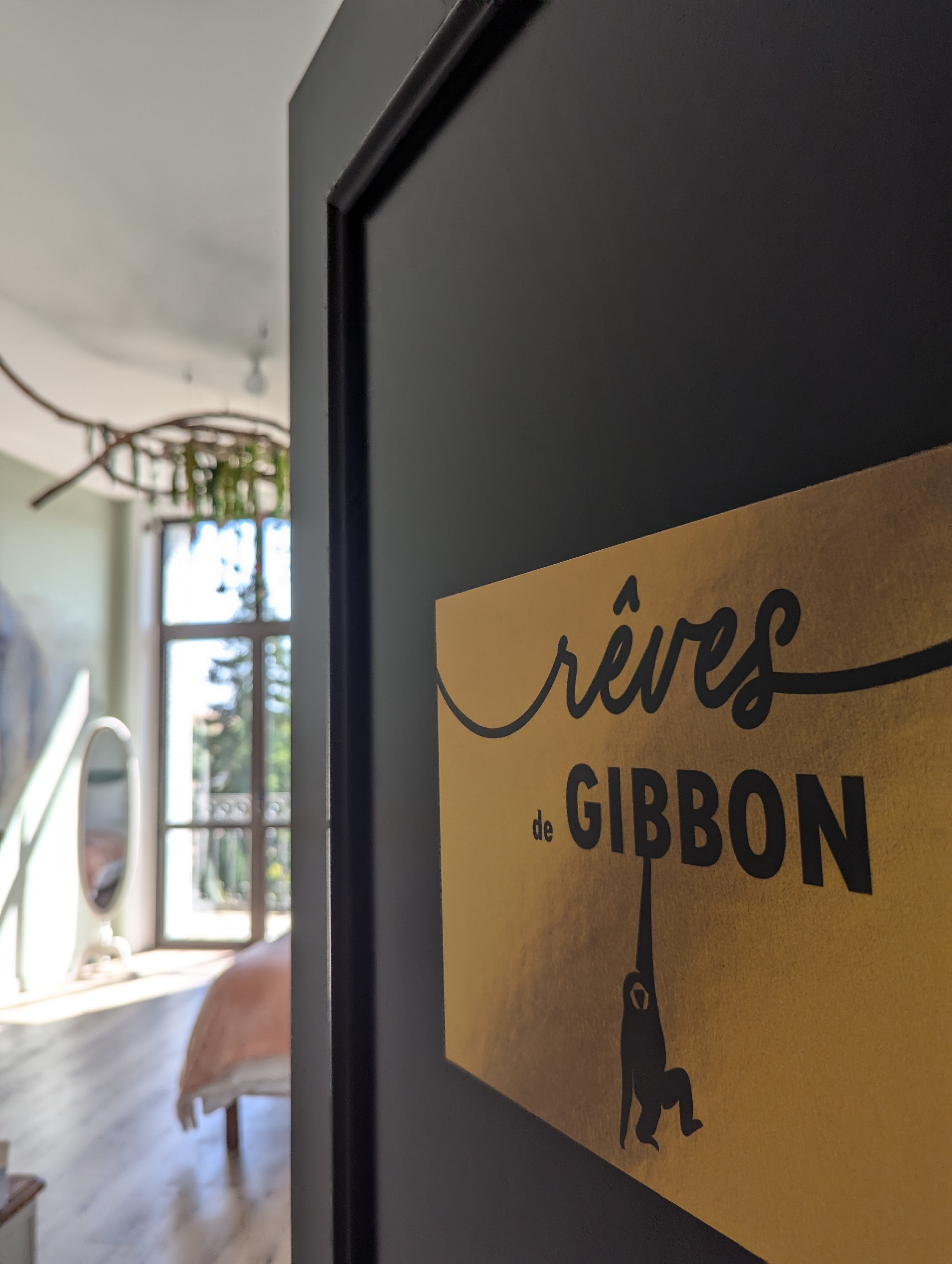 Chambre "Rêve de Gibbon" — Séjour haut de gamme avec spa à Puy-de-Dôme à Clermont-Ferrand — chambre