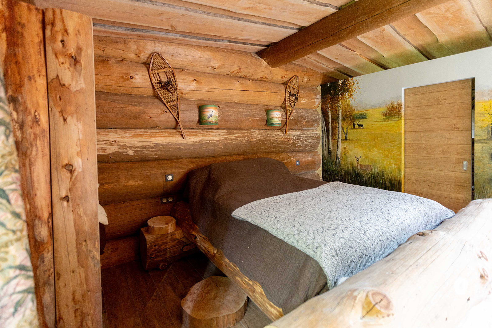 La Fuste & Spa : une cabane de trappeur au cœur de la nature à Echouboulains — environnement naturel