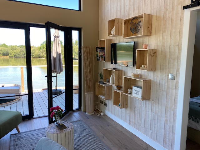 La Baragane — Ecolodge avec spa à Saint Pardon de Conques (Gironde) à Saint-Pardon-de-Conques — espace de vie