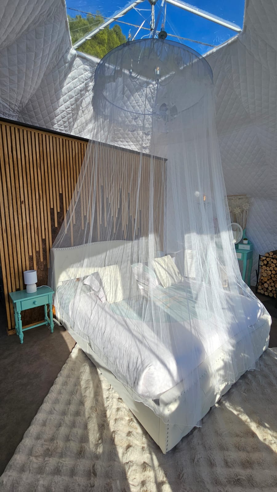 Luxo Dôme & Spa privatif — Dôme avec jacuzzi à Var à Carnoules — cuisine