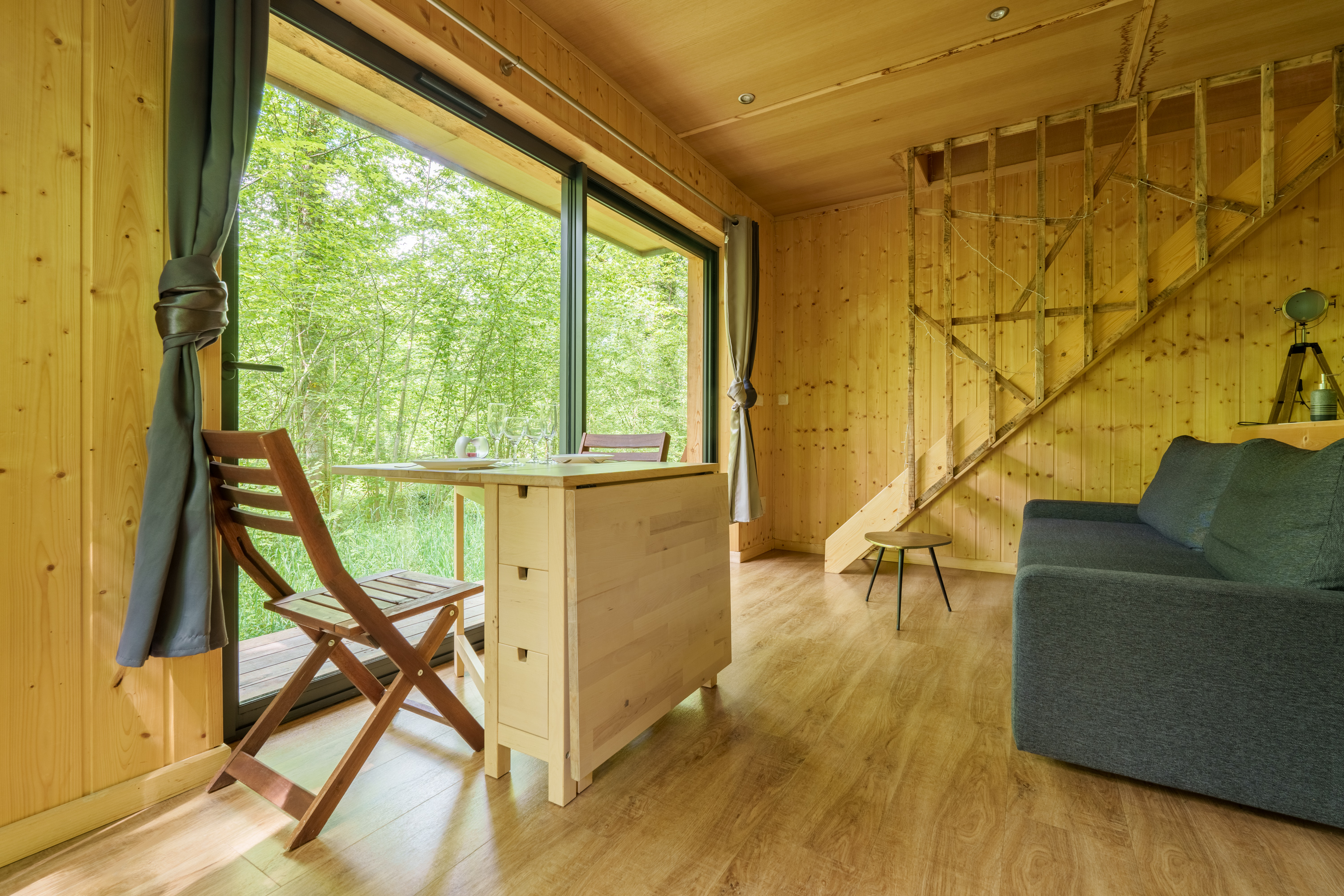 Cabane Corydalis — Nuit perchée avec balnéo à Haute-Marne à Chaumont — environnement naturel