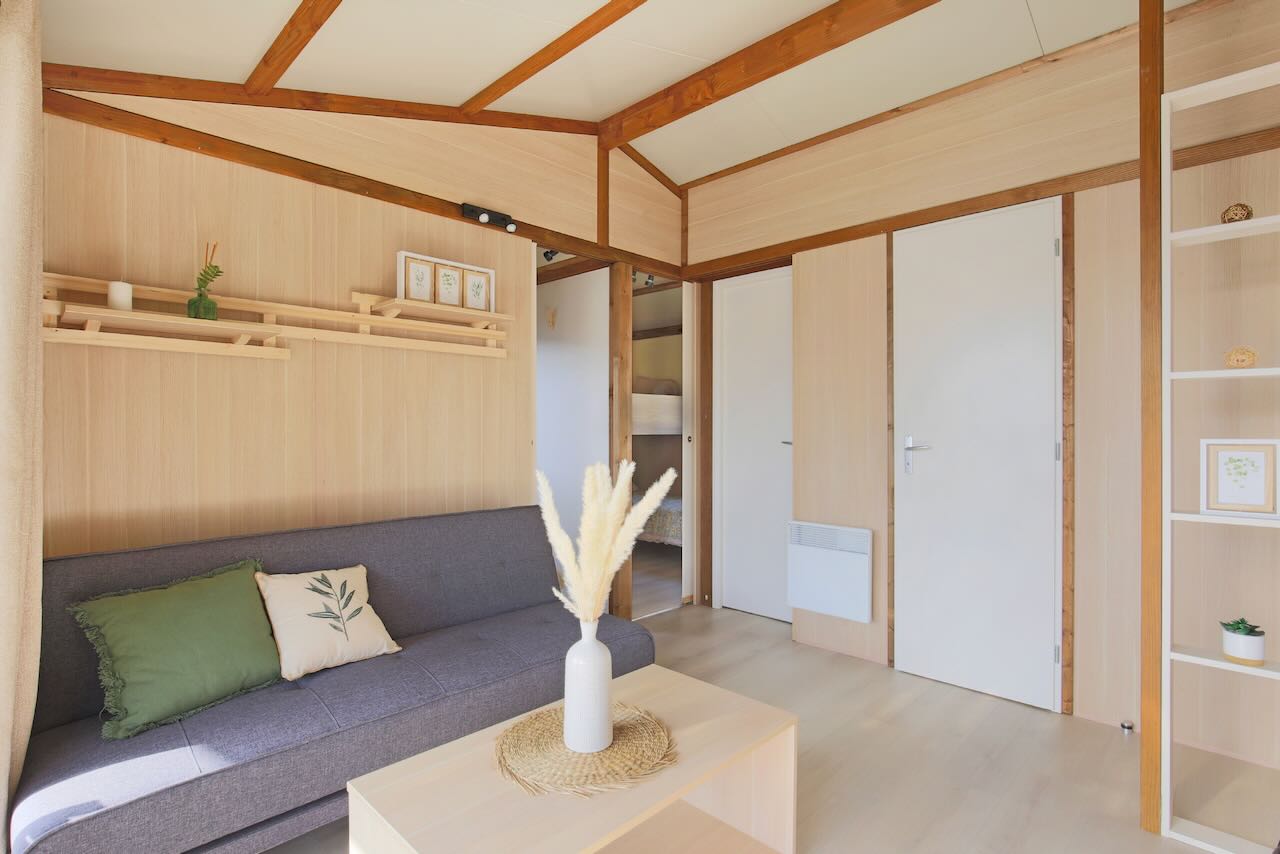 Cabane Portland : un refuge enchanteur en Rhône-Alpes à Lablachere — salle de bain