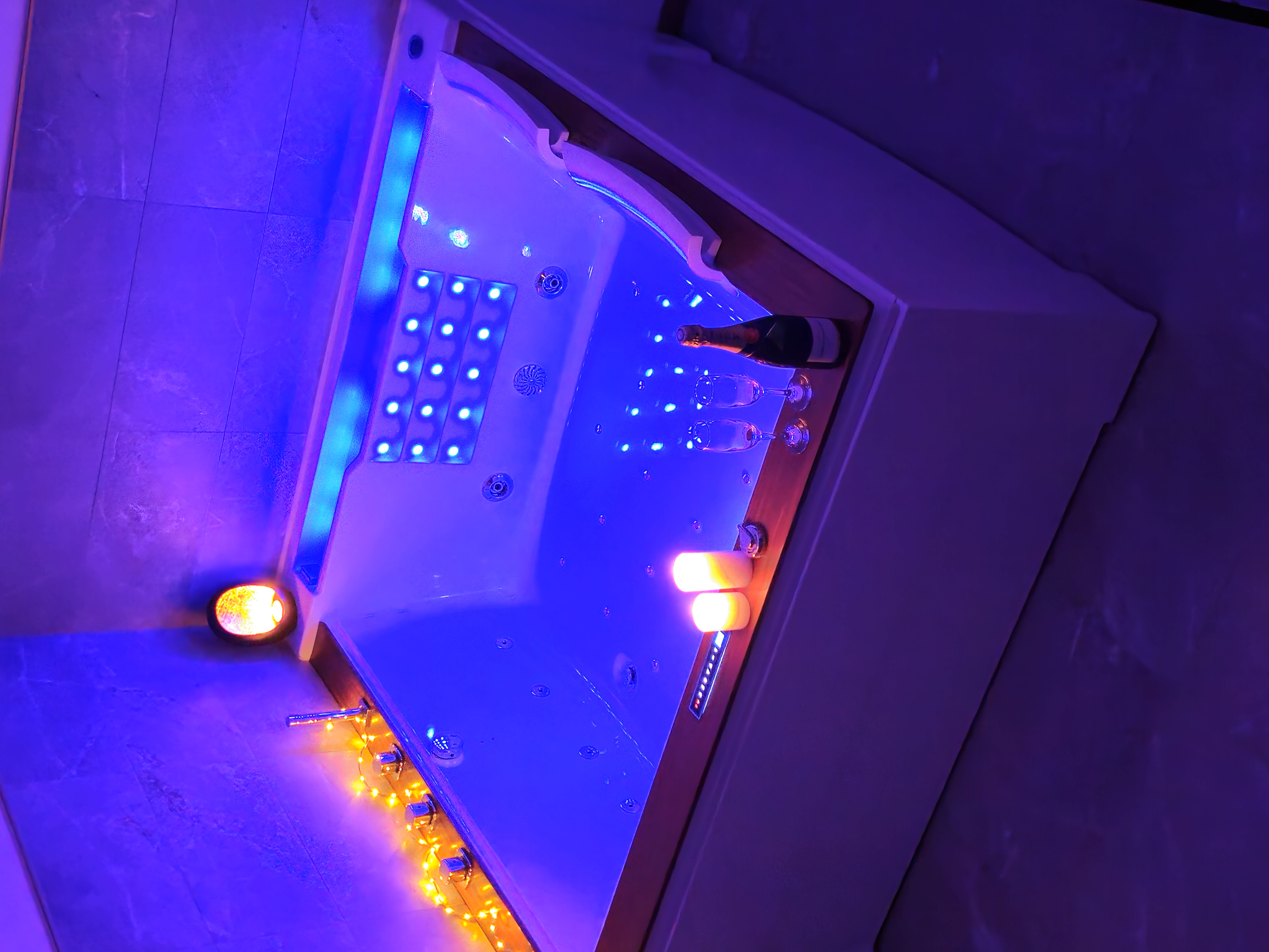 Loft le Chic & Spa — Nuit romantique avec jacuzzi à Saint-Valery-en-Caux à Saint-Valery-en-Caux — vue depuis la terrasse