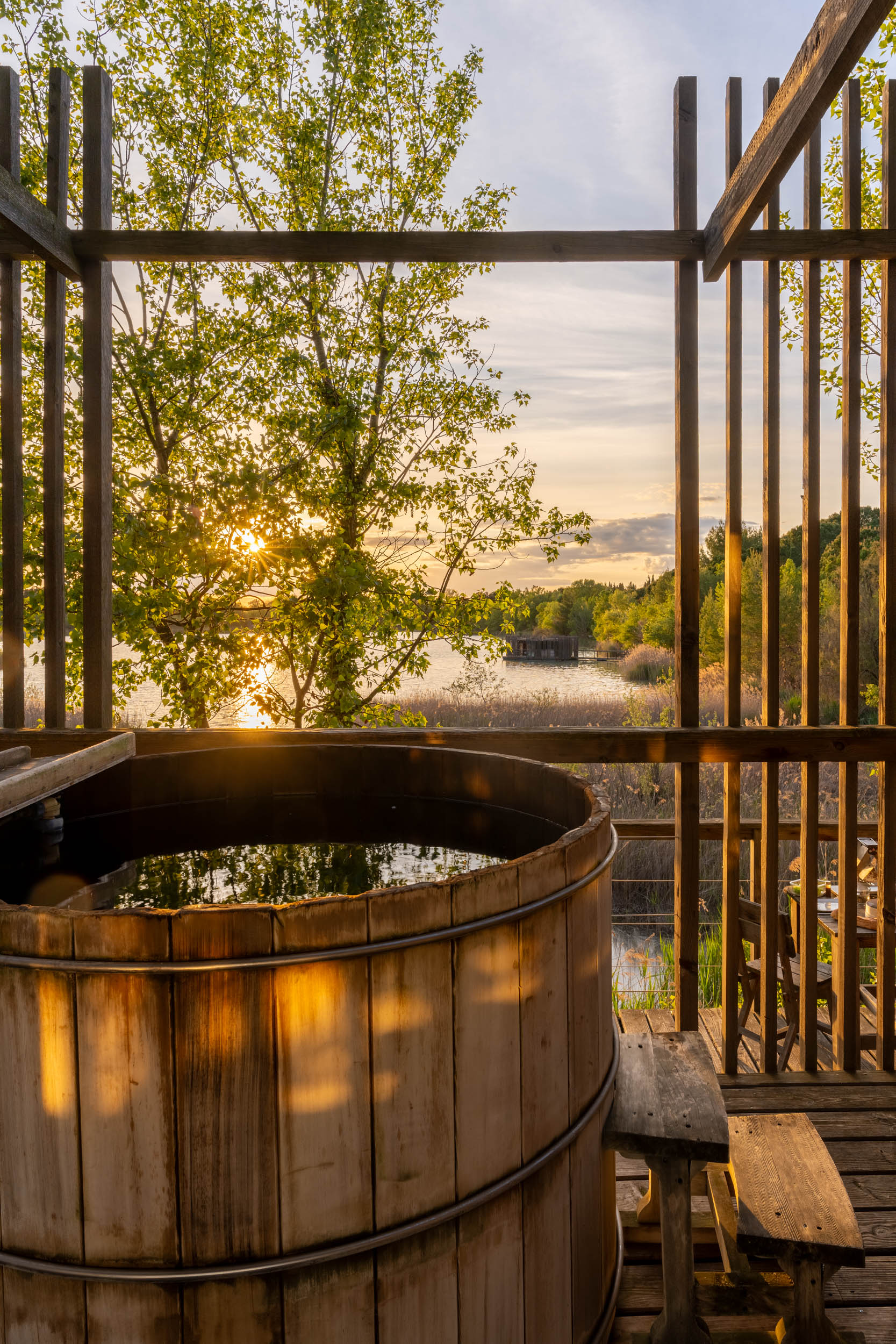 Cabane Spa Horizon : une expérience unique en Provence à Sorgues — salle de bain