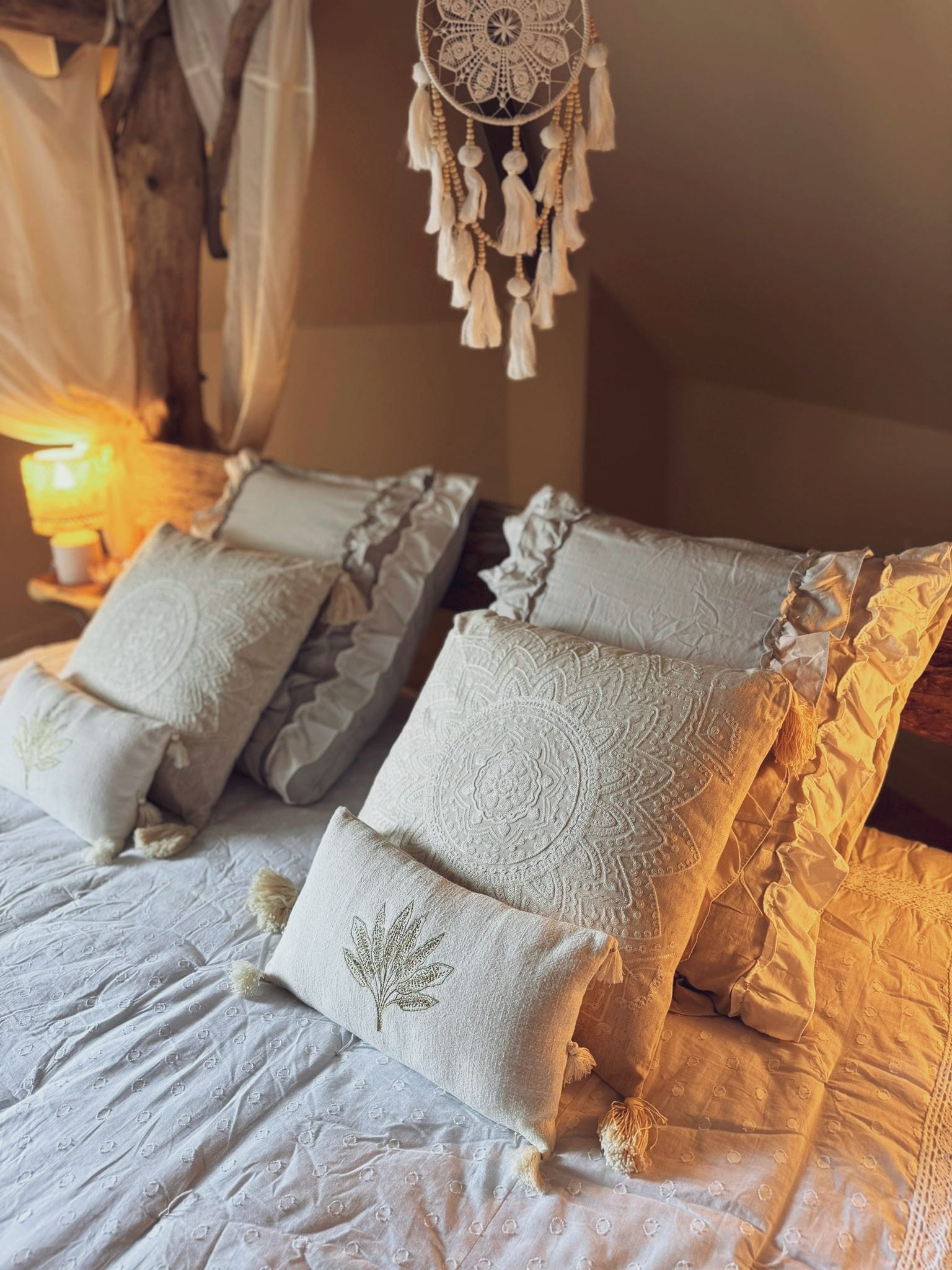 Évasion Sauvage et Luxe — Chambre à thème avec spa à Amiens à Amiens — détail architectural