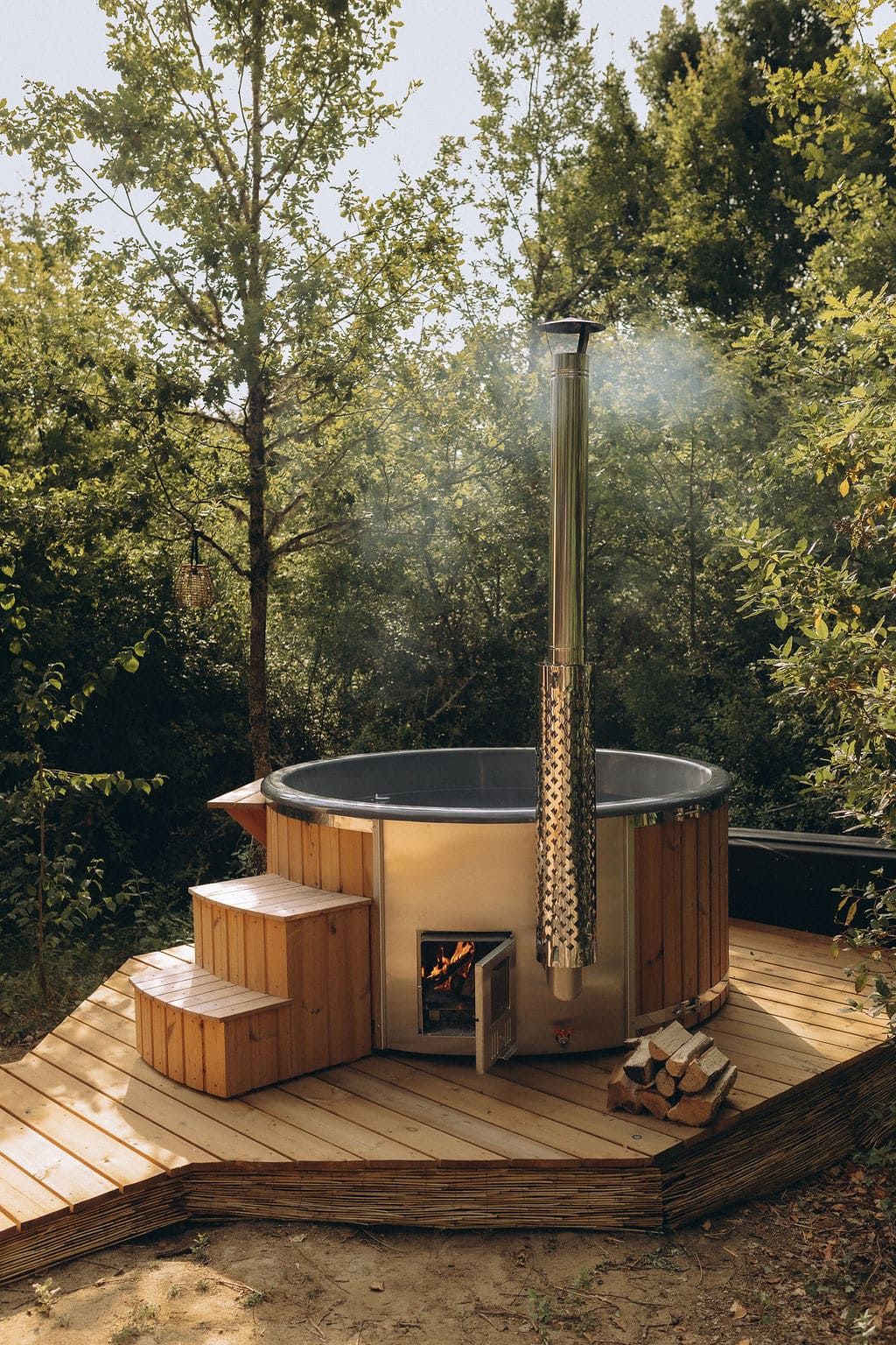 Cocon de verre avec Bain Nordique