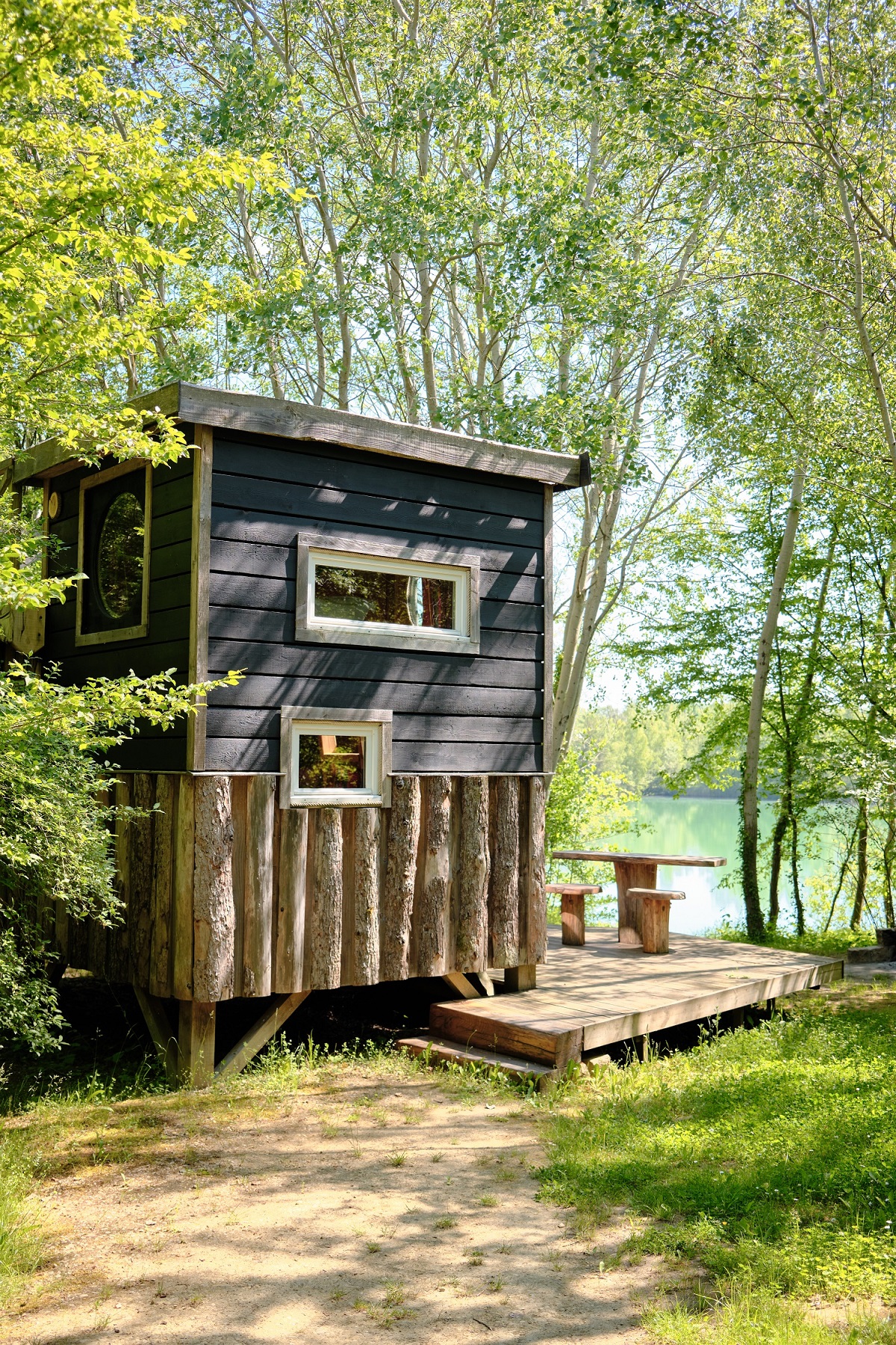 Cabane Spa Amarante : une évasion au cœur de la Picardie à St-Léger-Aux-Bois — vue intérieure
