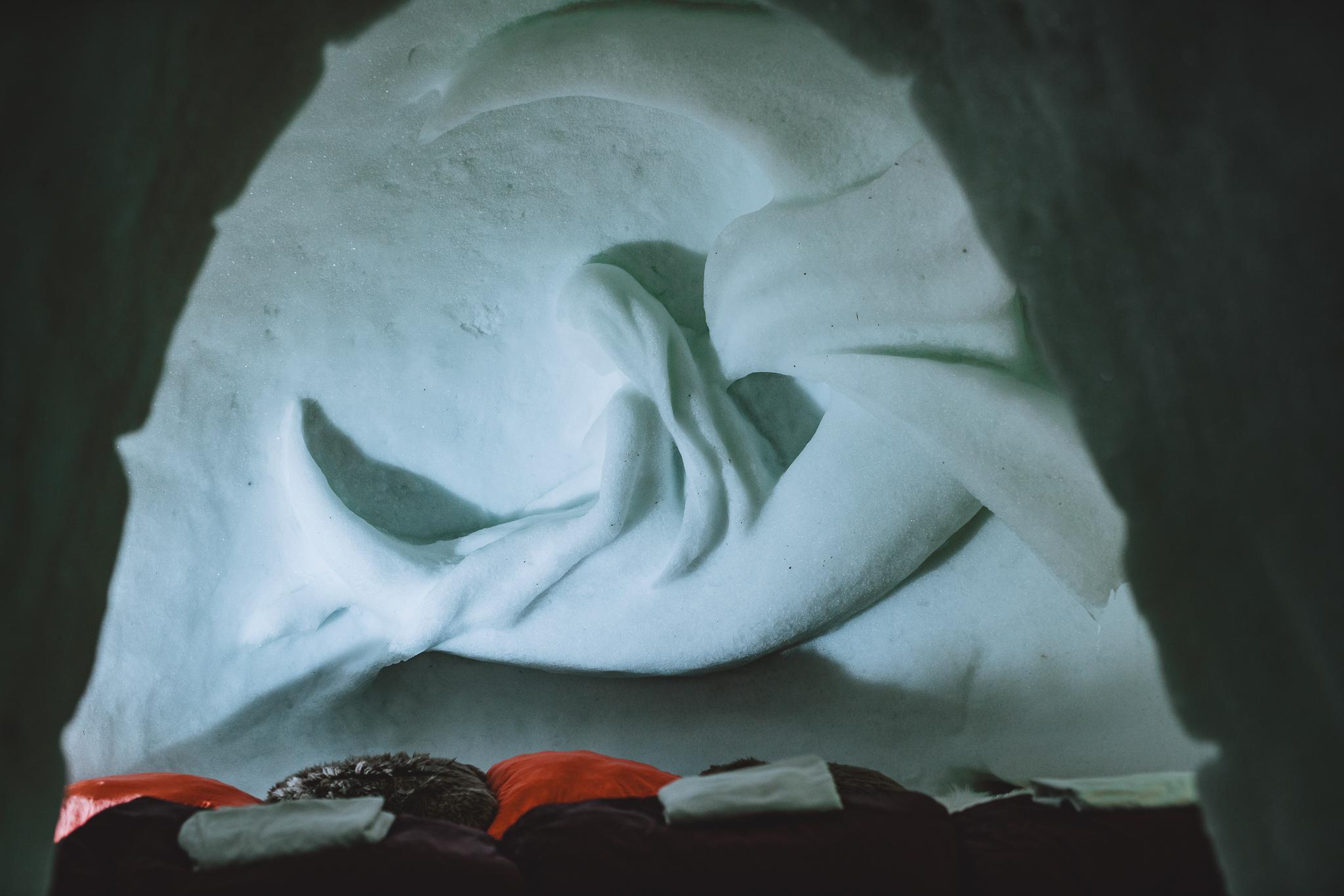 Village Igloo Val Thorens — Nuit insolite dans un igloo à Val Thorens à Les Belleville — vue intérieure