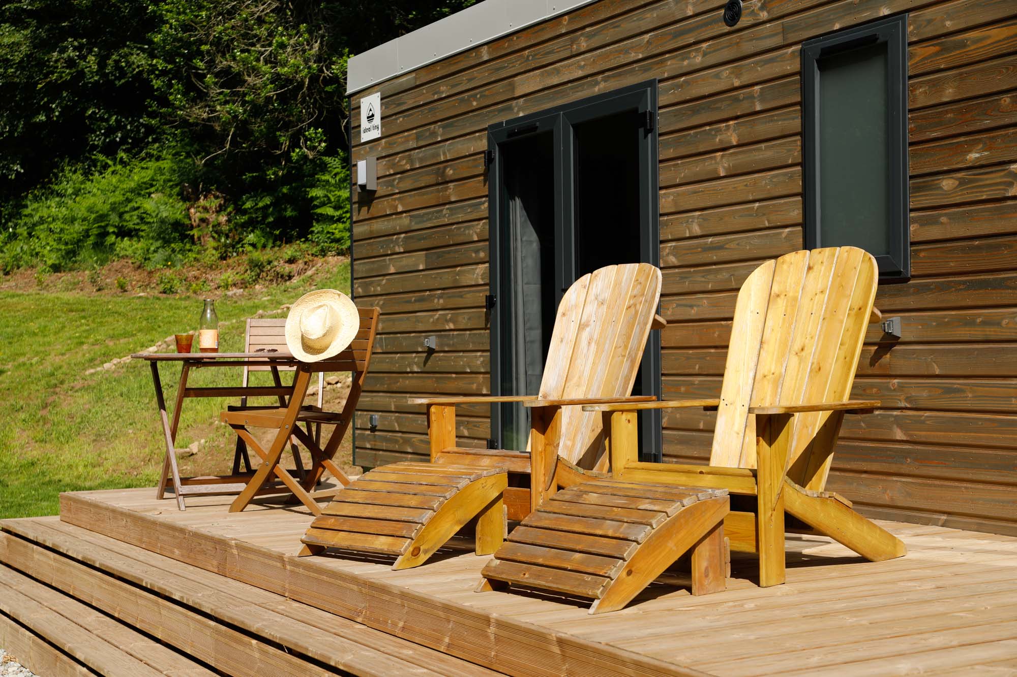 Tiny house Tilleul — Séjour nature avec spa à Morbihan à Morbihan — chambre
