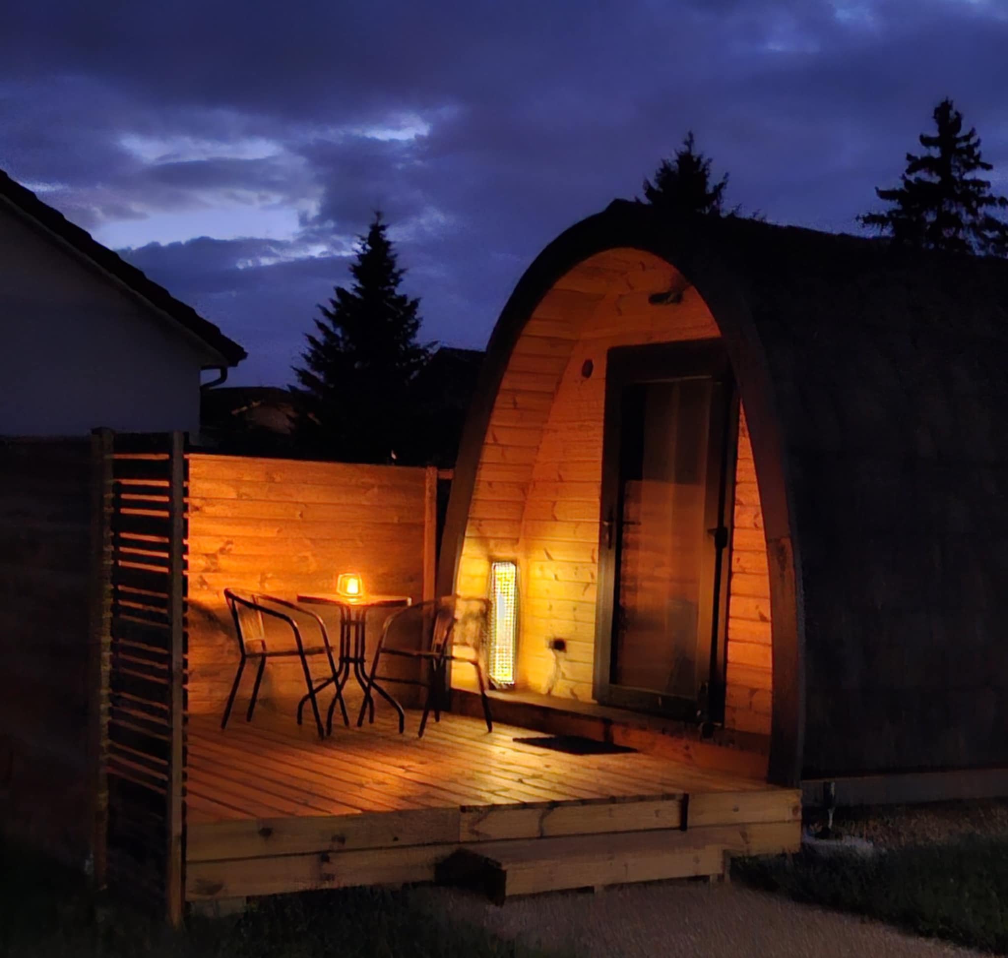 Pod CHARME — Séjour cocooning avec spa à Rainville (Vosges) à Rainville — vue intérieure