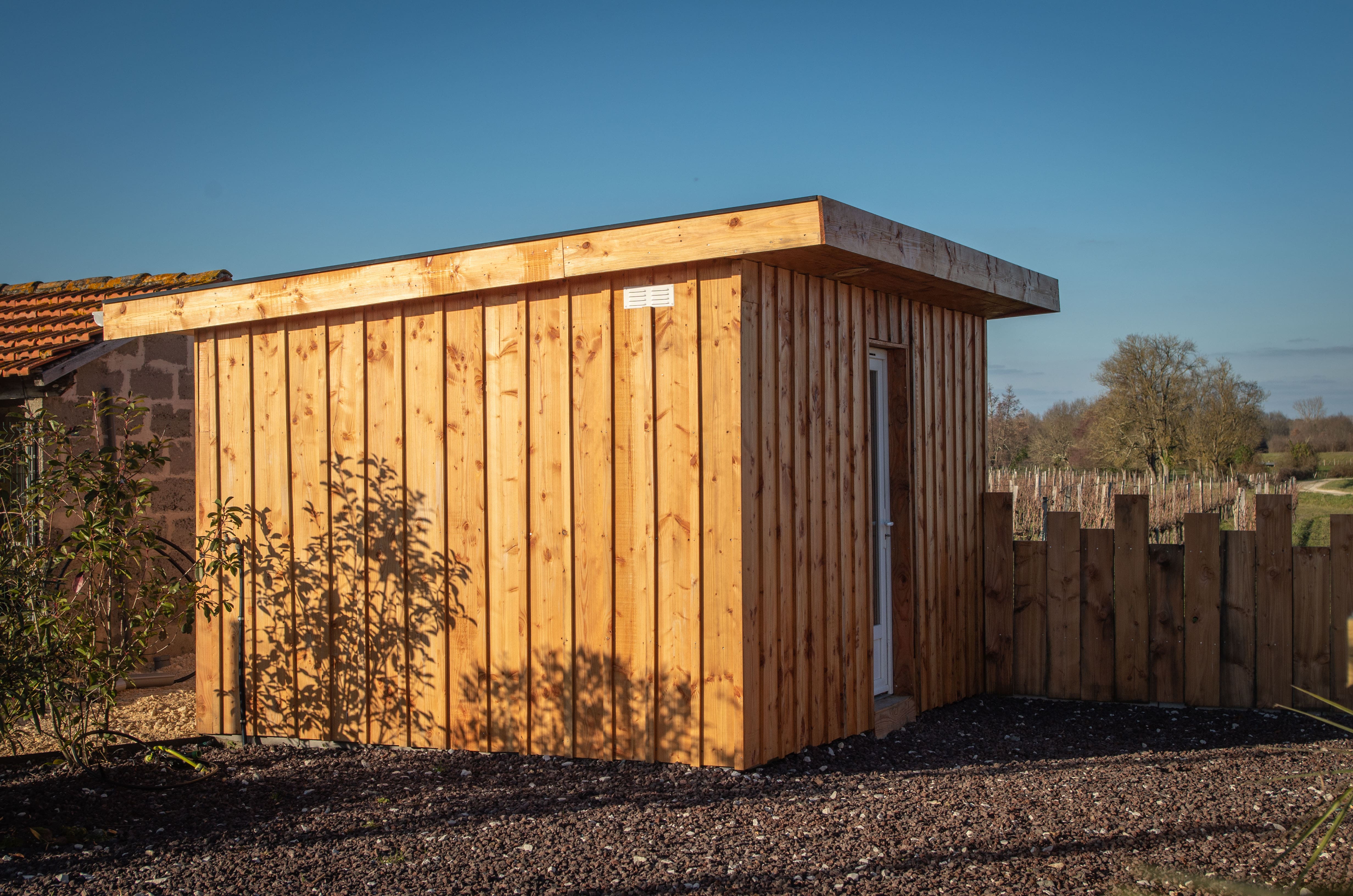 La Réserve Bagherra — Dôme avec Spa à Gironde à Blaye — vue depuis la terrasse