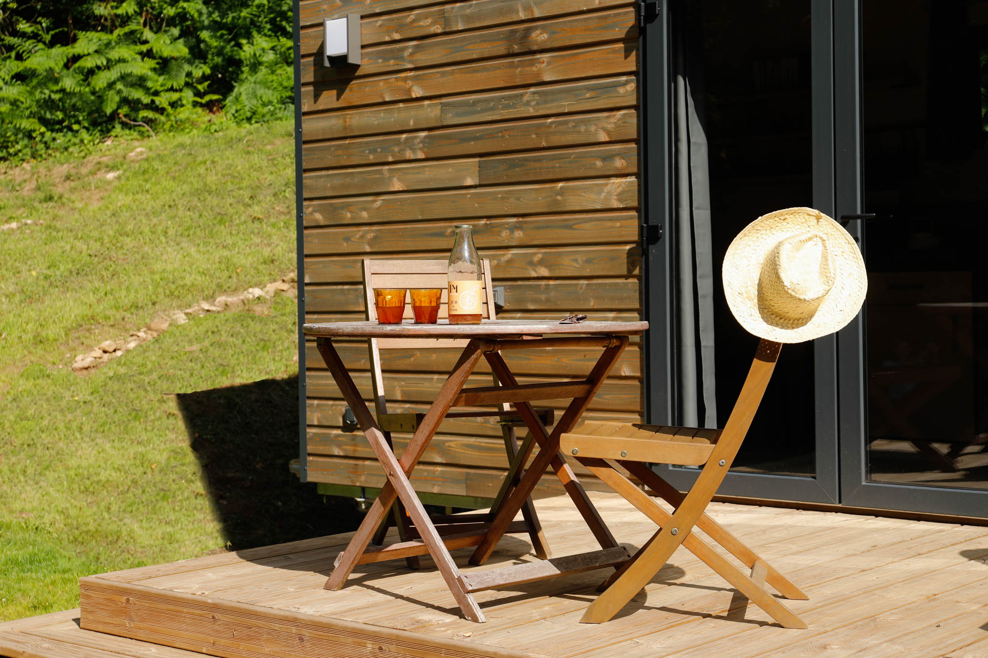 Tiny house Tilleul — Séjour nature avec spa à Morbihan à Morbihan — espace de vie