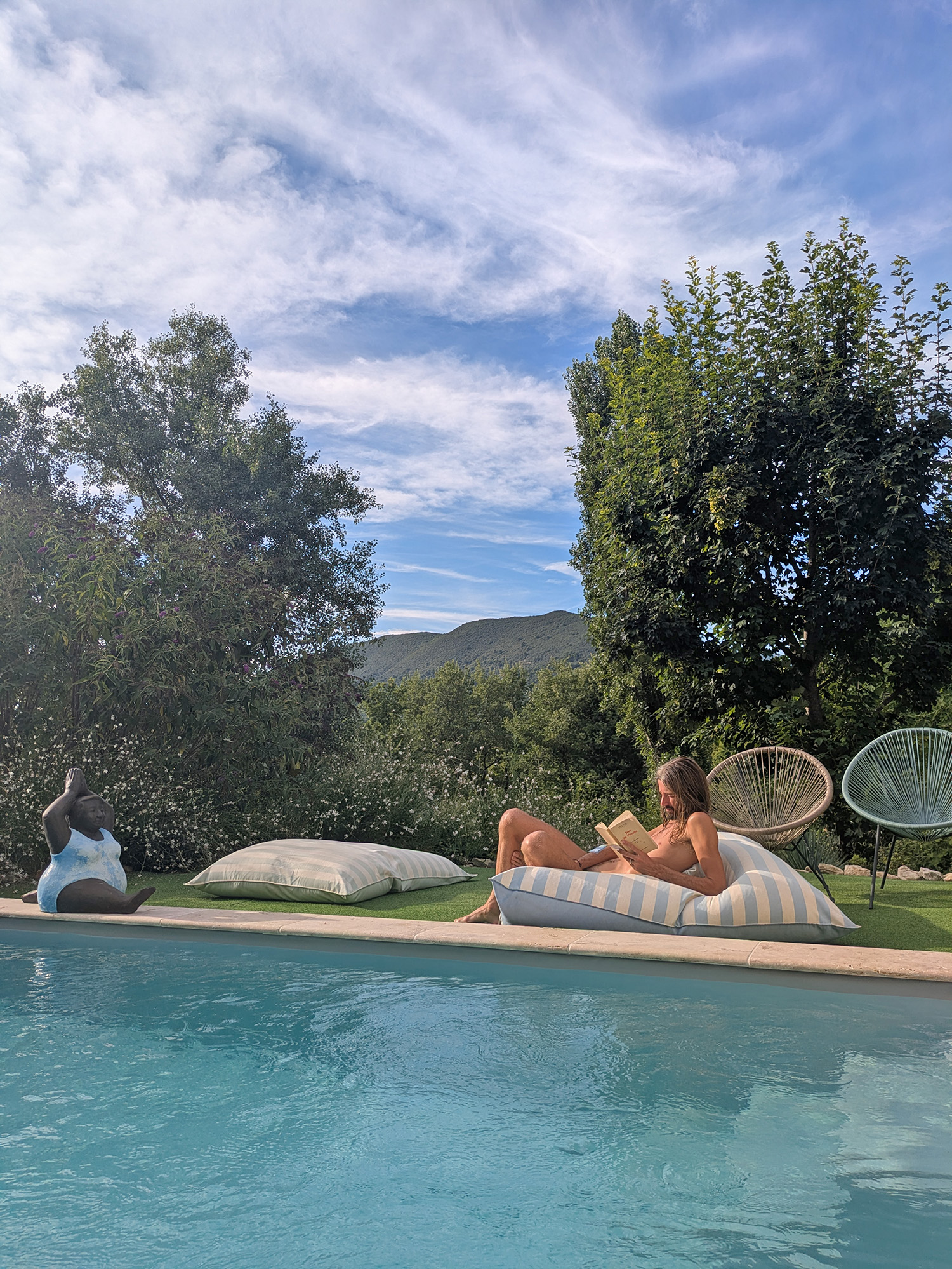 Bulle Provence & Piscine — Nuit étoilée en Drôme à Valence — vue intérieure