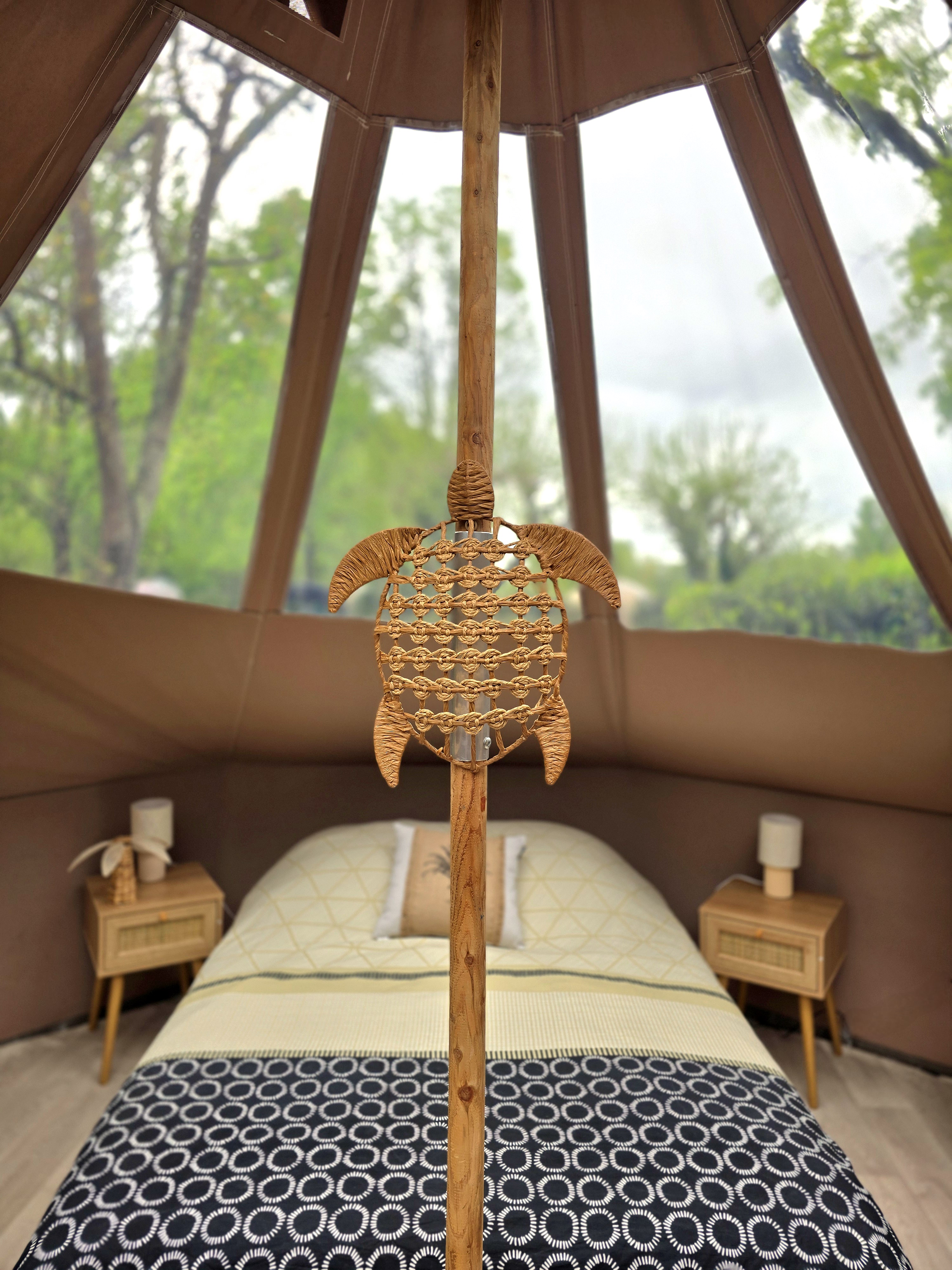 Tipi Orion — Nuit étoilée à 2 dans les Landes à Mont-de-Marsan — chambre