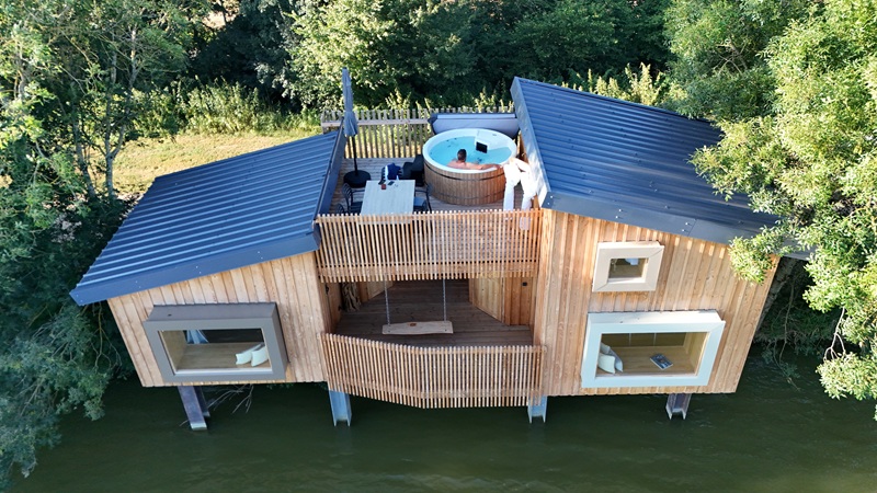 Cabane Spa Horizon — Séjour bien-être à 5 pers dans l'Ain à Meillonnas — cuisine