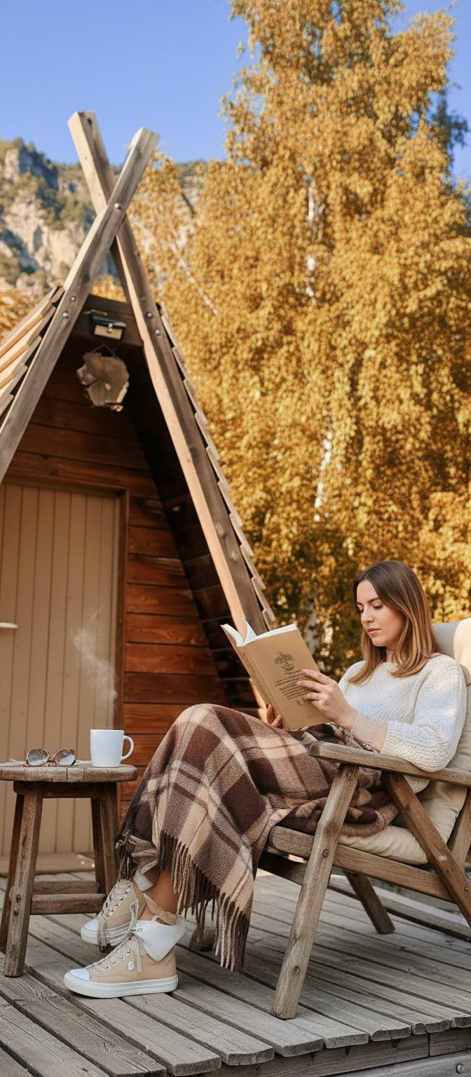 La Cabadienne — Cabane avec spa à Camping le Cians à Saint-Auban — vue intérieure