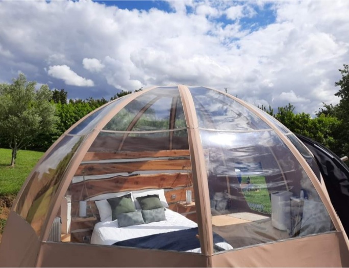 Wigwam Spa Hypnos — Nuit insolite avec jacuzzi à Haute-Garonne à Lussan-Adeilhac — cuisine