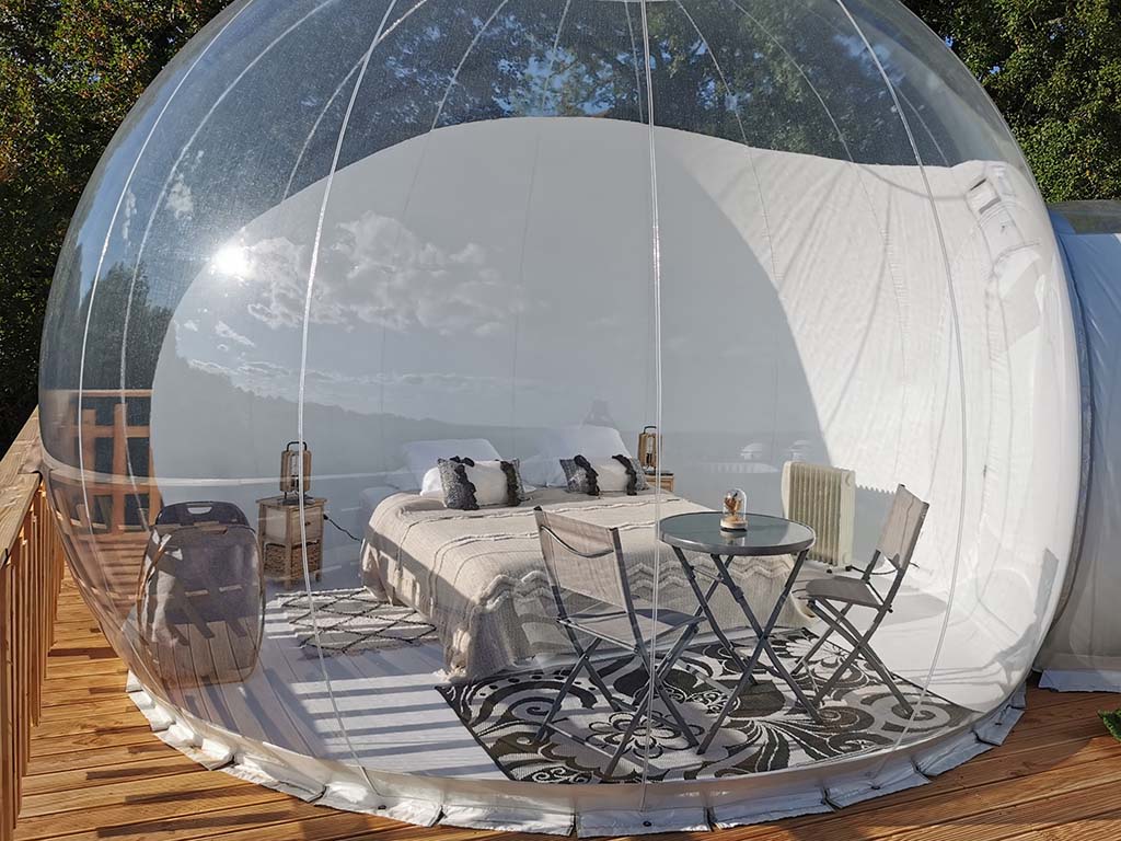 Évasion sensorielle dans une bulle de luxe avec spa en Midi-Pyrénées
