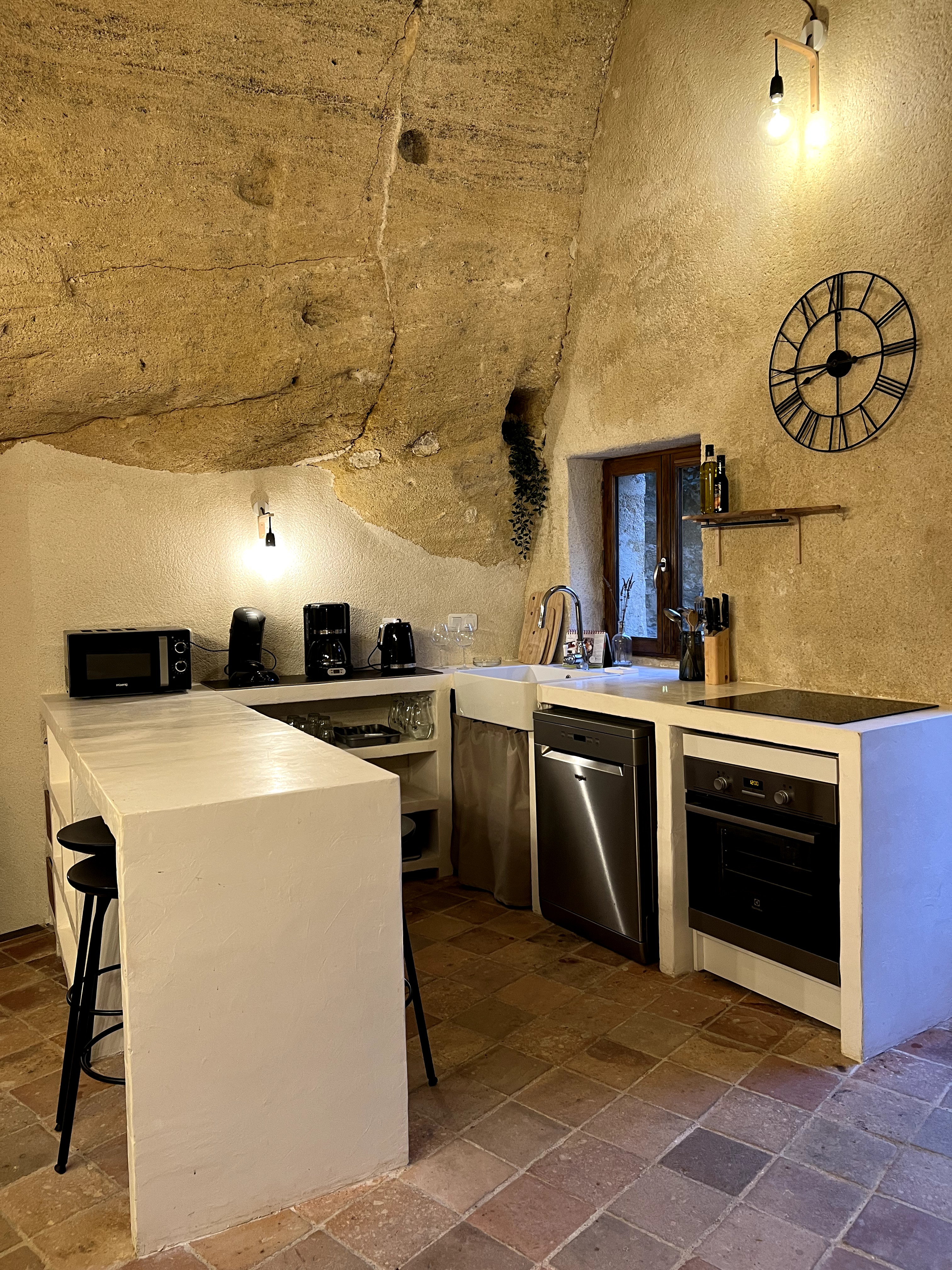 Entre Nous - Au Troglo — Maison troglodyte avec spa à Doué-la-Fontaine à Doué-la-Fontaine — chambre