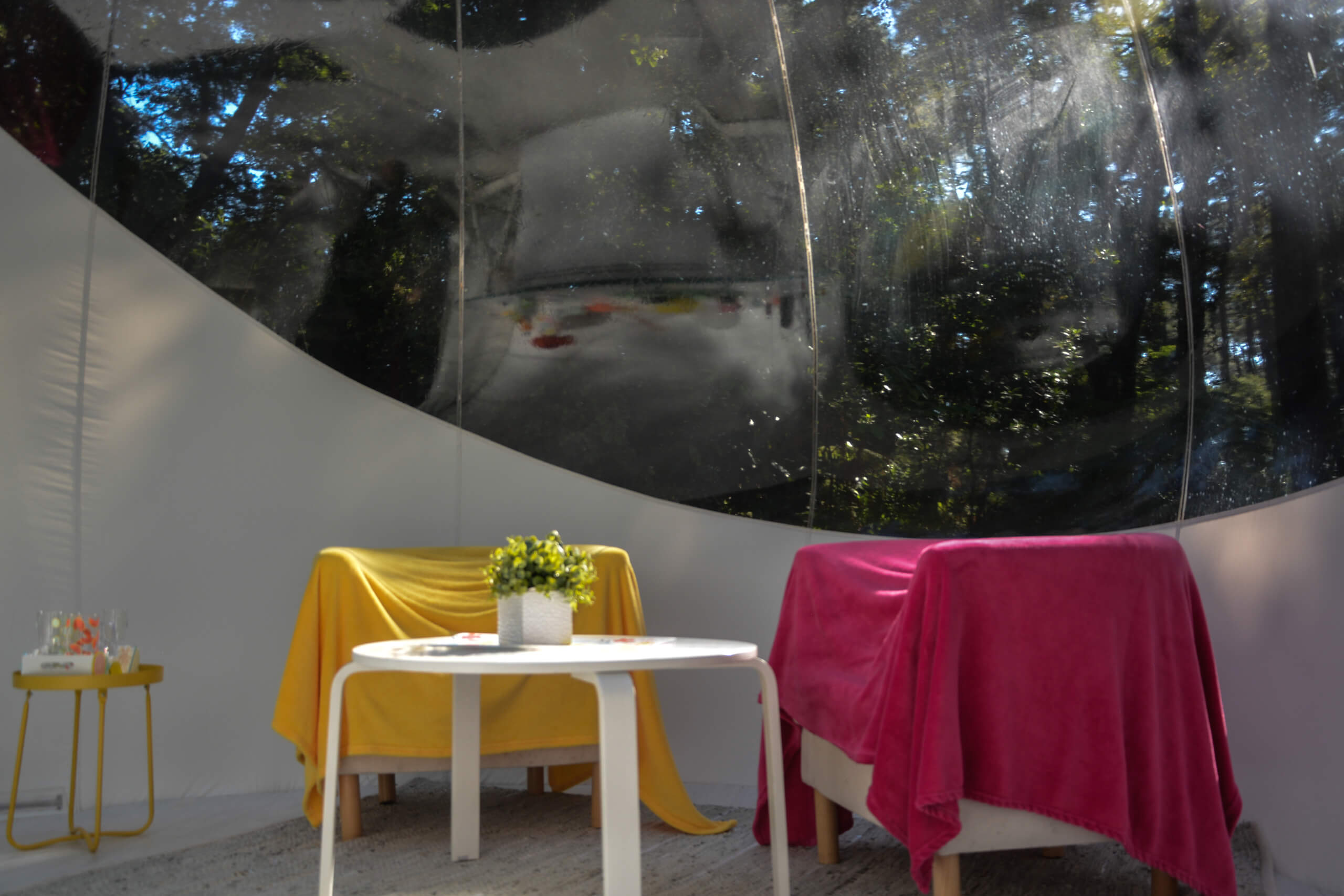 Bulle Blanche d'Hossegor & Spa : une évasion sensorielle en Aquitaine à Hossegor — vue depuis la terrasse