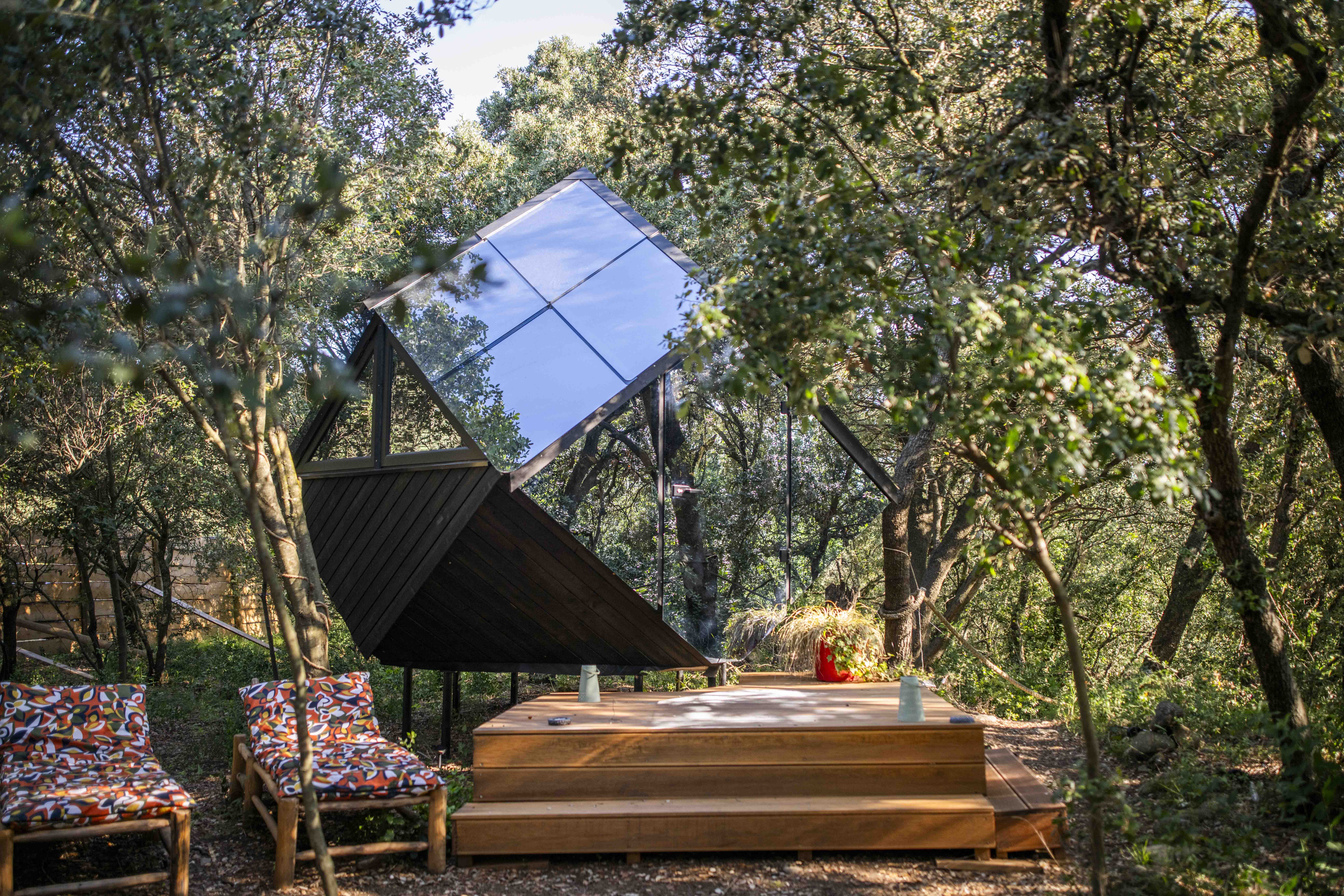 Le Miroir & filet suspendu : une expérience inclassable en Languedoc-Roussillon — Suite à Maureillas-Las-Illas