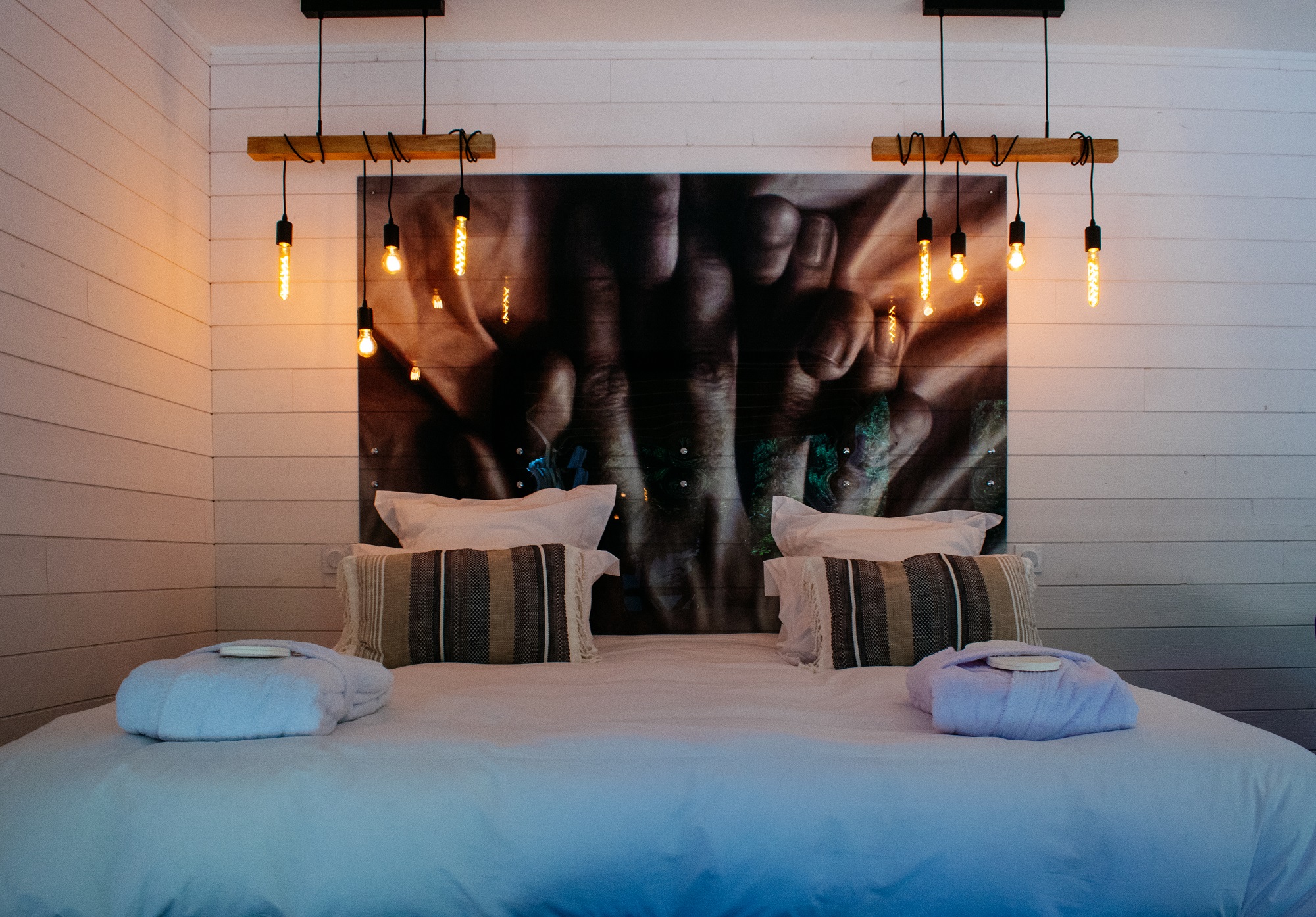 Cabane Spa : Évasion en Aquitaine à Audenge — détail architectural