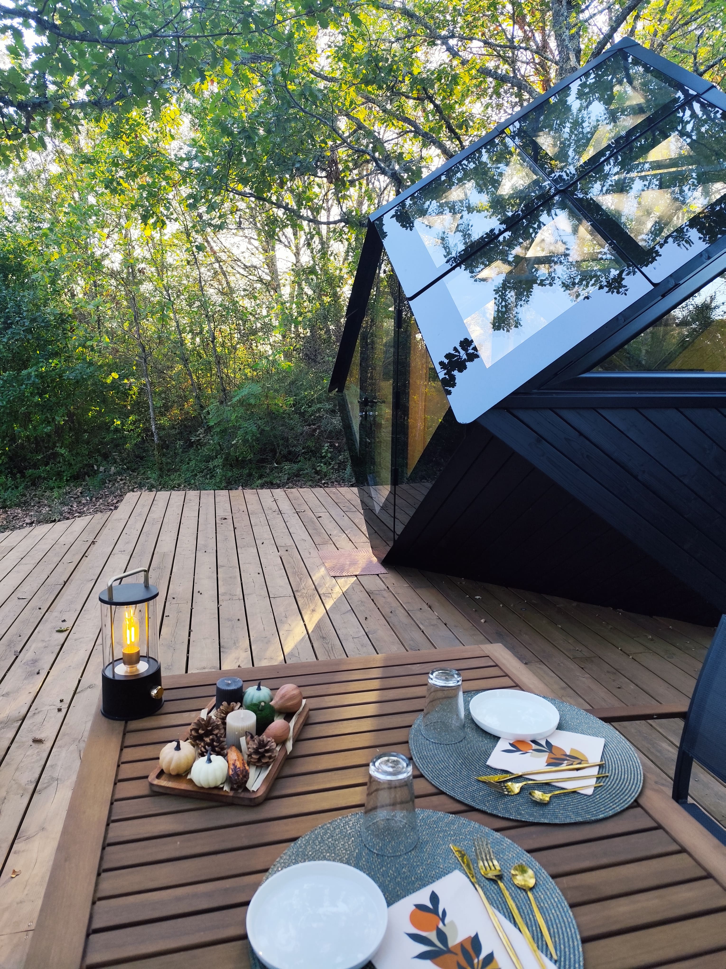 Cocon de verre avec Bain Nordique