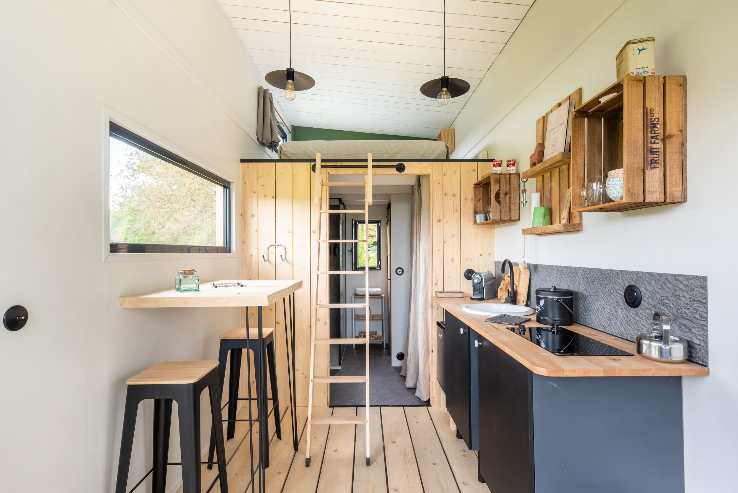 Tiny House Le Paddock — Évasion nature avec spa à Chambly (Oise) à Chambly — salle de bain