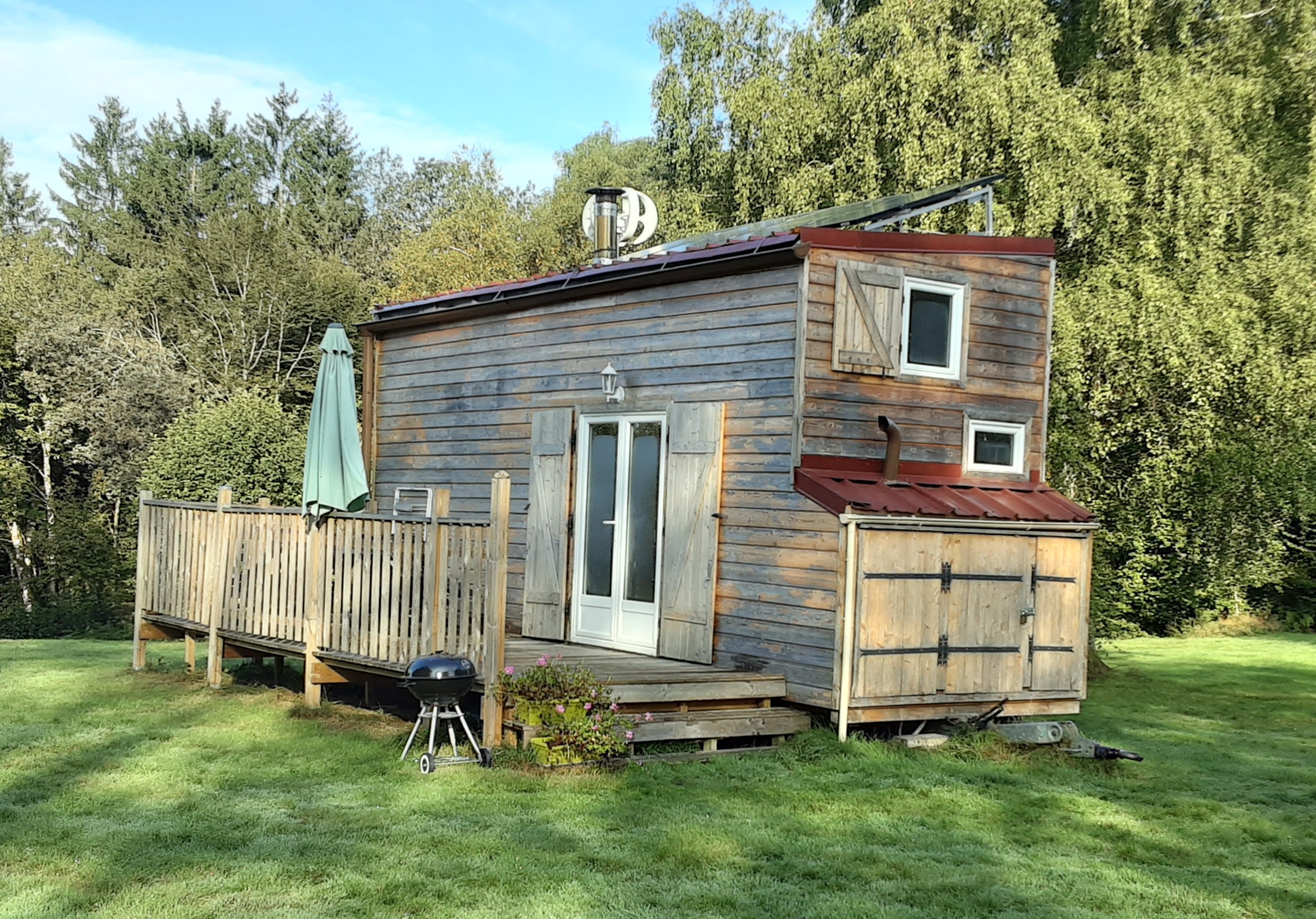 Tiny House Joy — Séjour confortable avec spa en Haute-Saône à Vesoul — espace de vie