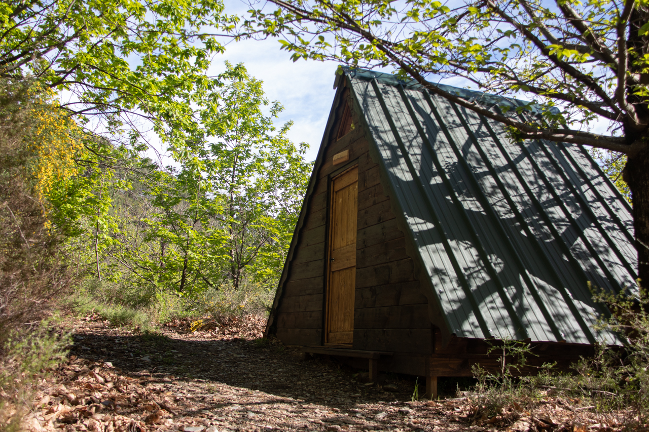 La Cabane Forestière : une immersion au cœur de la nature à Mialet — vue intérieure