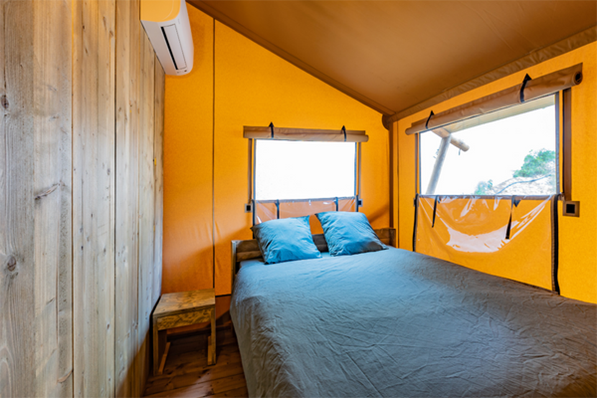 Lodge River — Tente lodge avec spa à Aude à Gaja-et-Villedieu — détail architectural