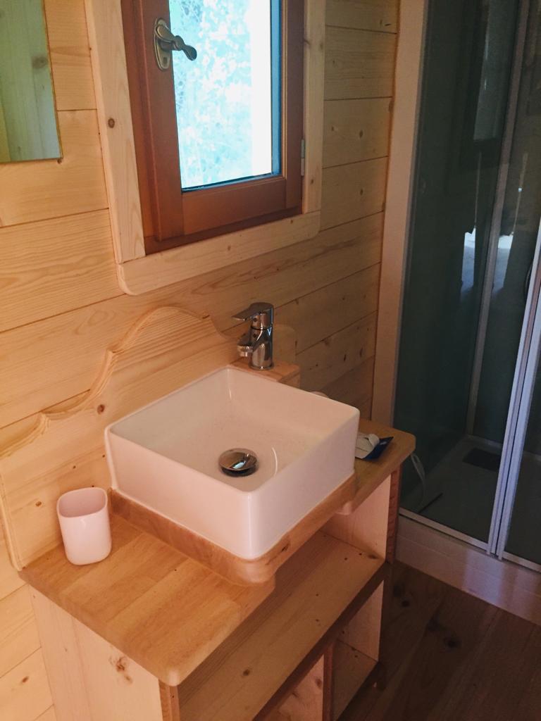 Évasion en roulotte : un cocon au cœur des Midi-Pyrénées à Bérat — vue depuis la terrasse