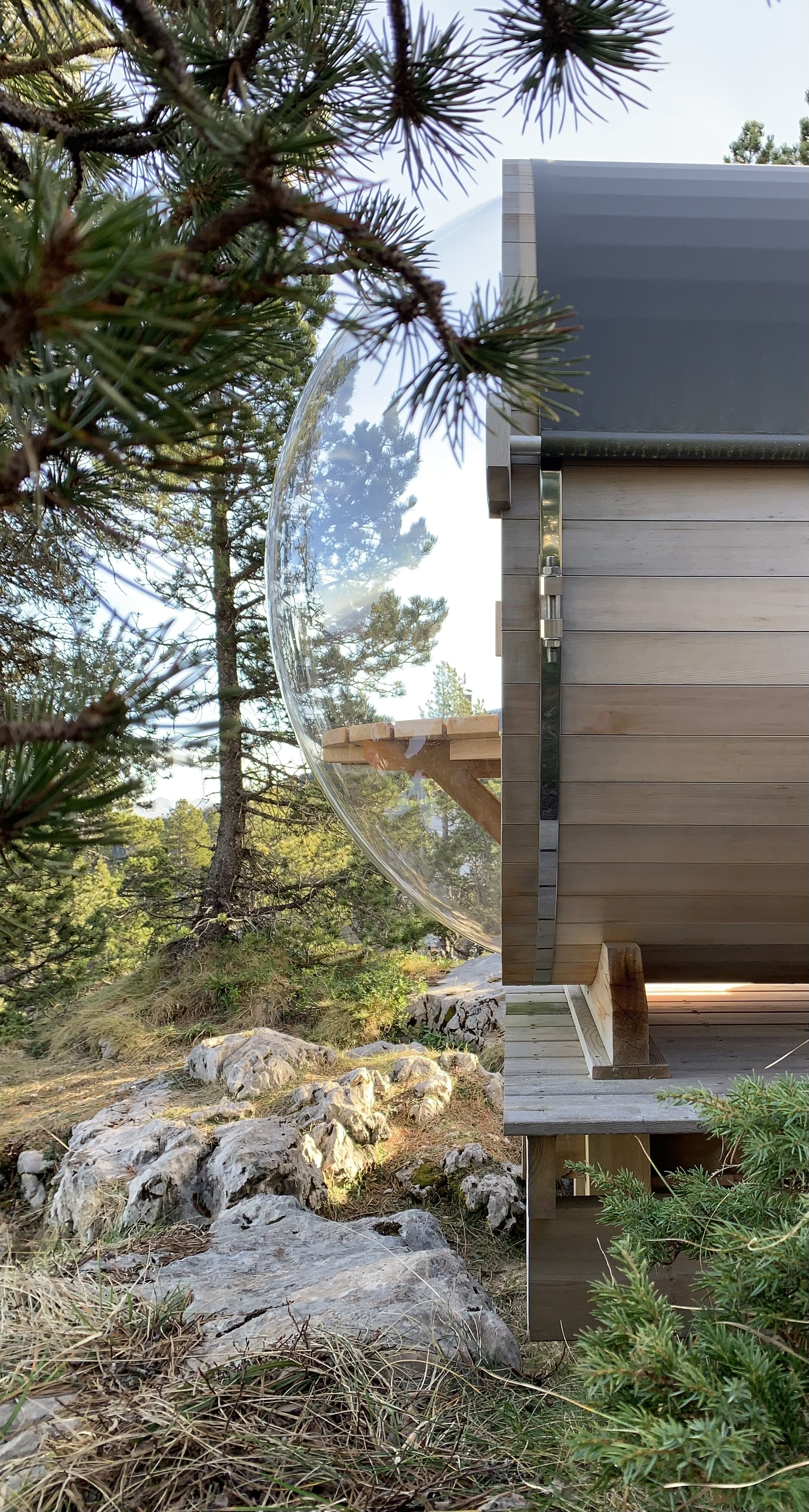 Évasion dans une bulle spa au cœur de l'Aquitaine à Arette La Pierre Saint Martin — chambre