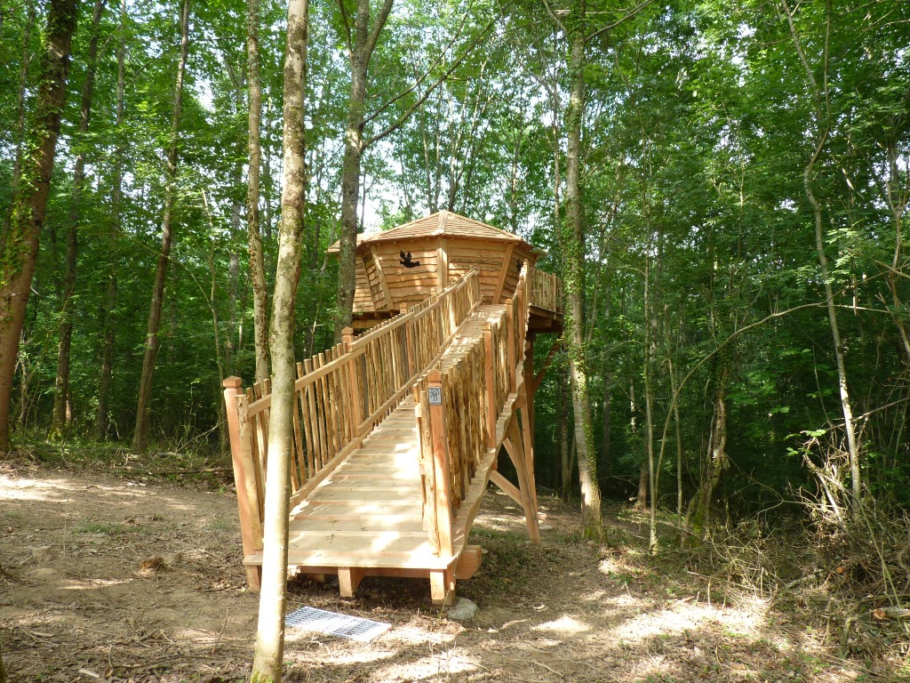 Diane : une cabane dans les arbres au cœur de l'Aquitaine — Cabane à Loubieng